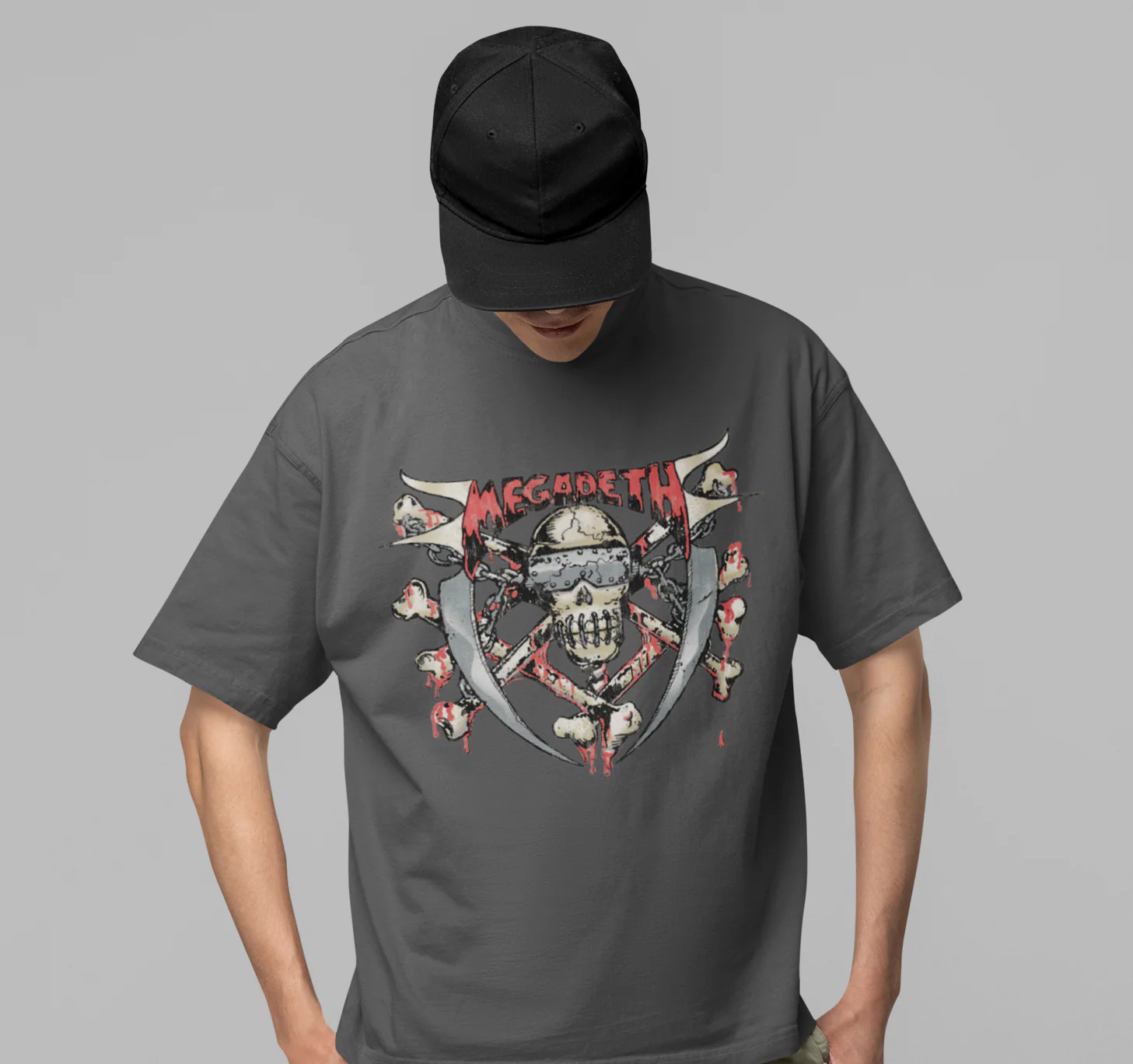 MegaDeth - Hand Painted Vic Jumbo Print T-Shirt [Apparel] - Image 2