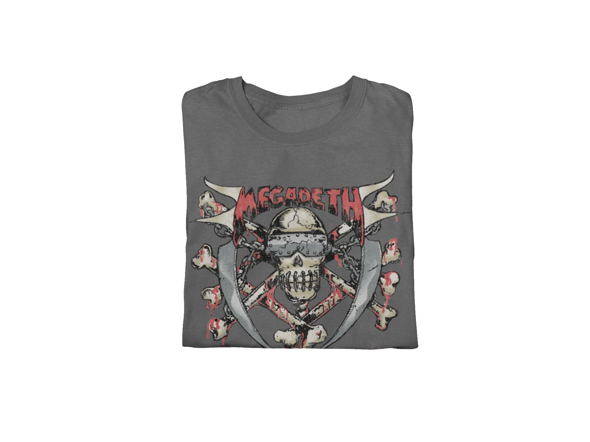 MegaDeth - Hand Painted Vic Jumbo Print T-Shirt [Apparel] - Image 3