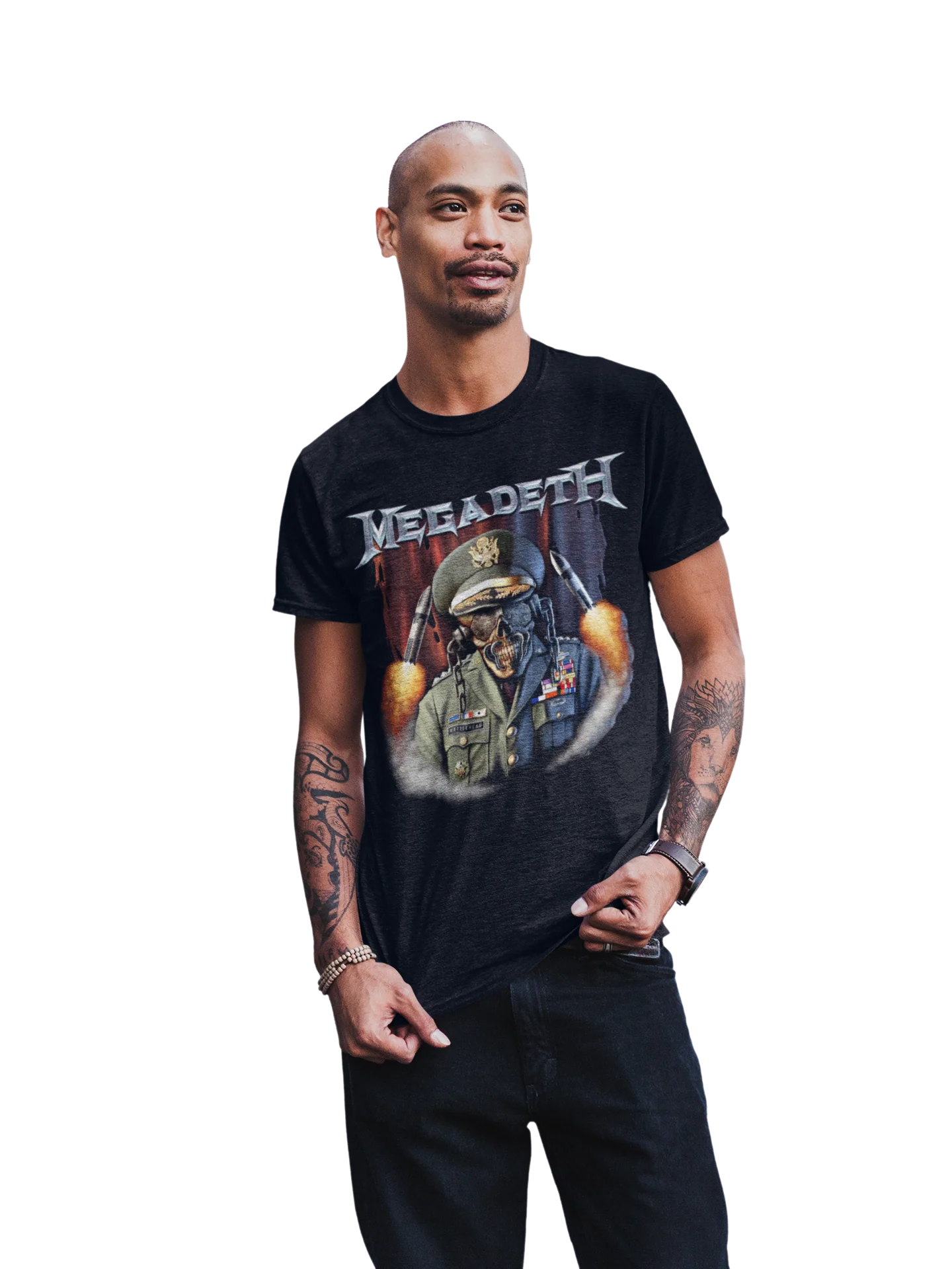 MegaDeth - Rattlehead Vic Jumbo Print T-Shirt [Apparel] - Image 2