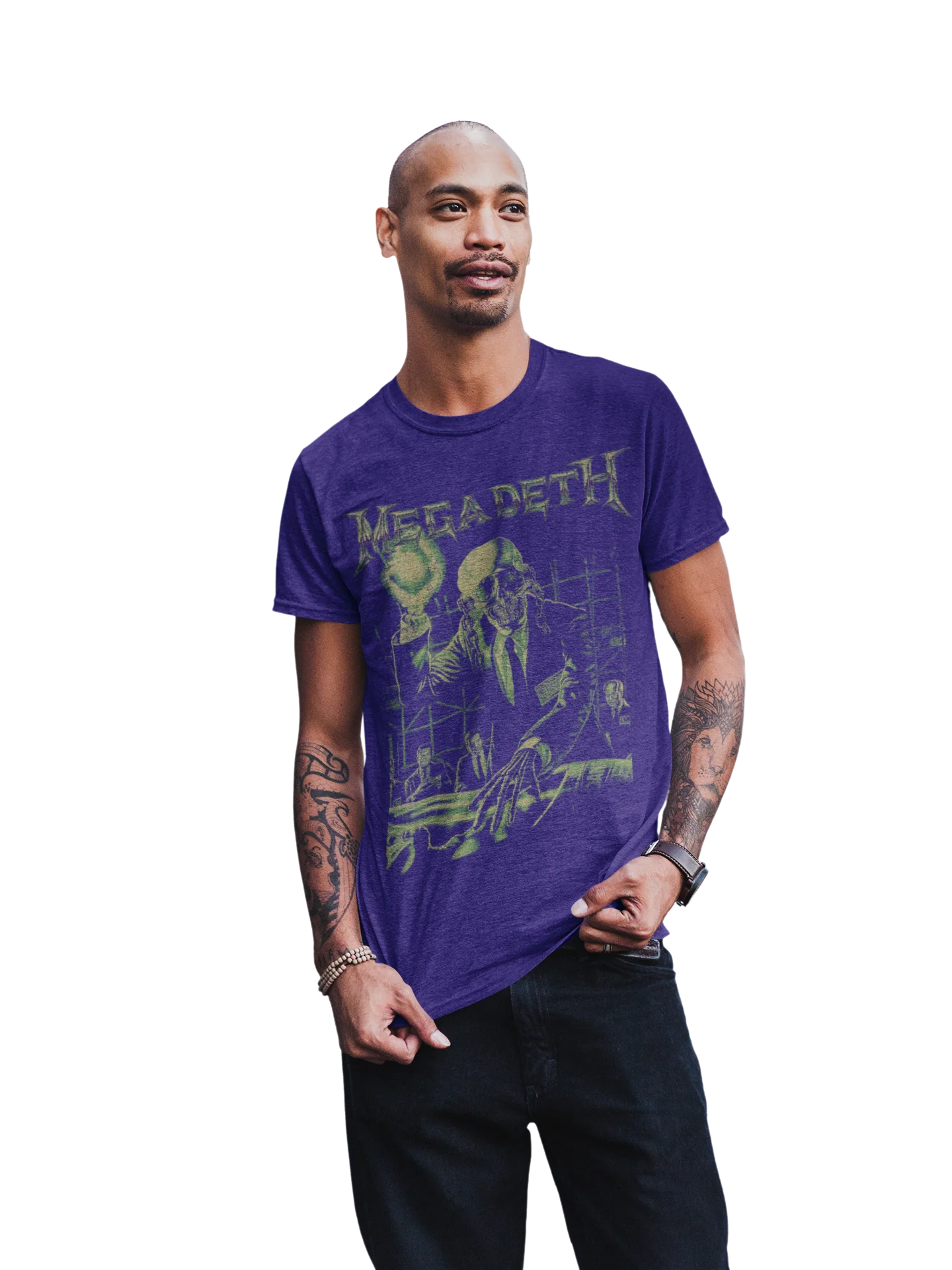 MegaDeth - See No Evil Jumbo Print T-Shirt [Apparel] - Image 2