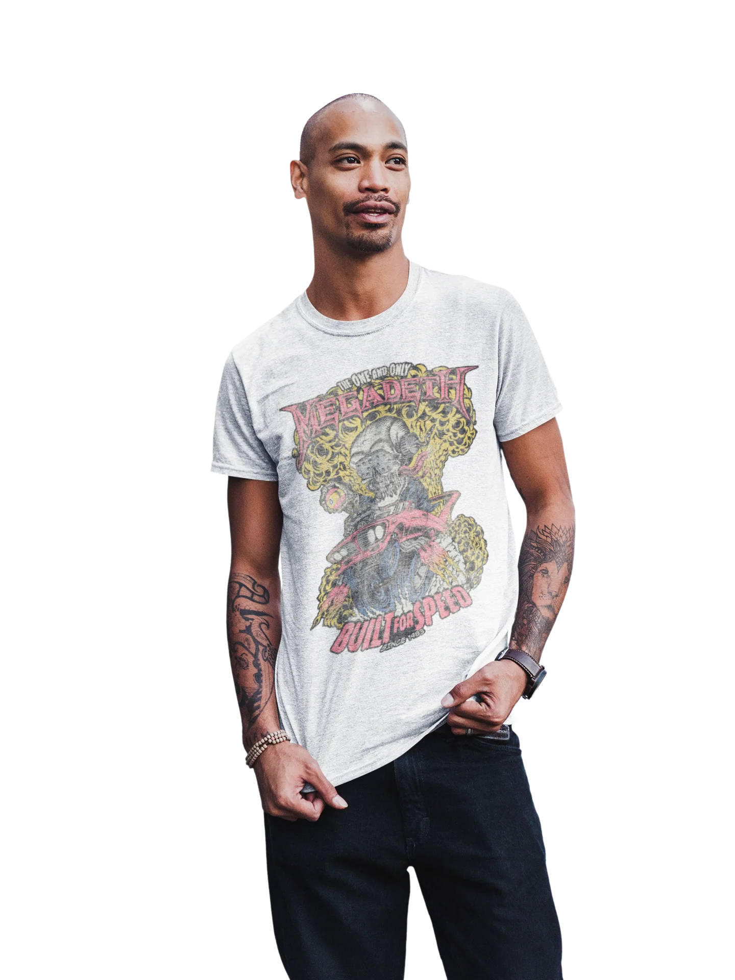 MegaDeth - Vintage Built for Speed Jumbo Print T-Shirt [Apparel] - Image 2