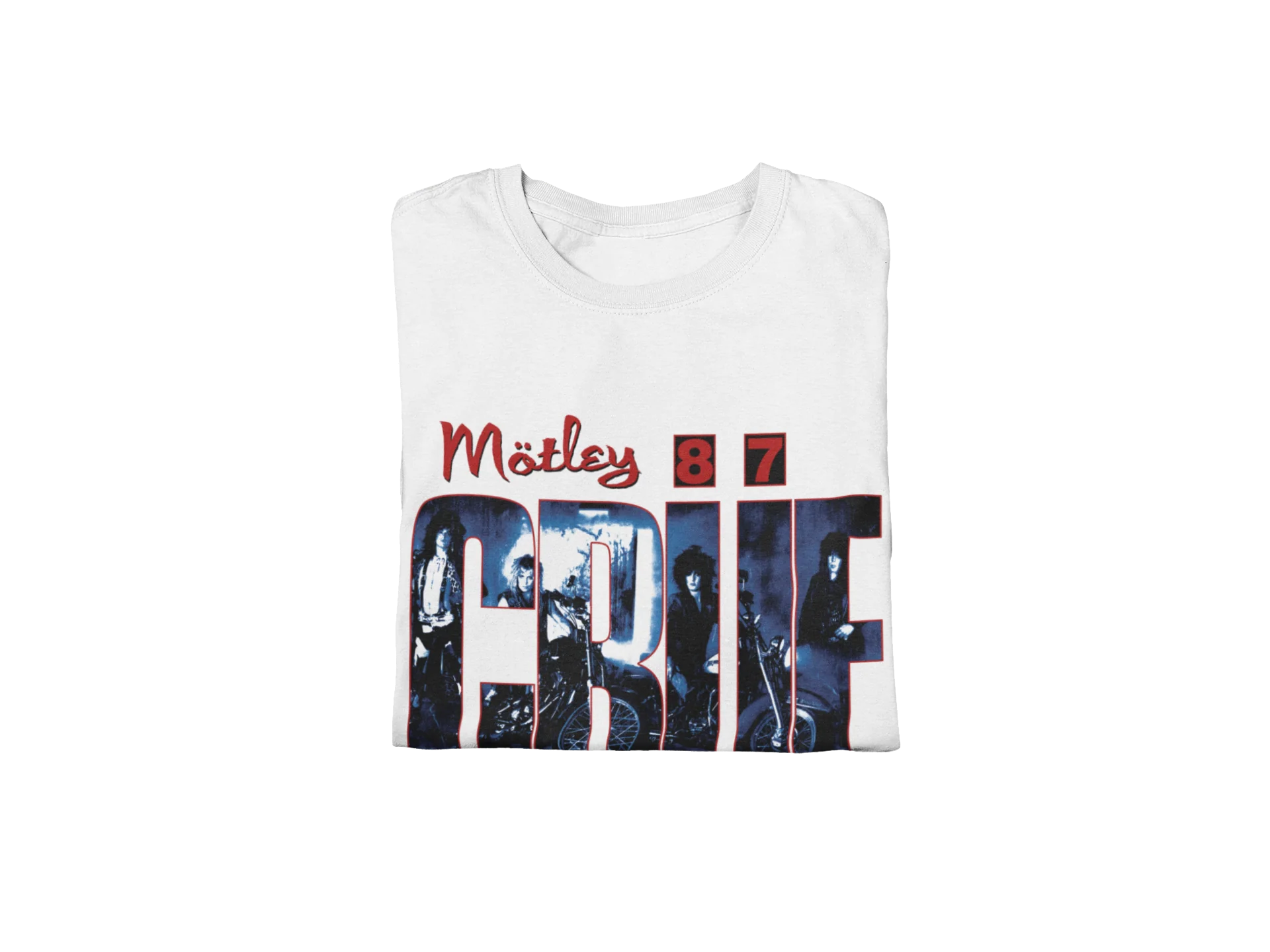 Motley Crue - 1987 Tour Vintage Jumbo Print T-Shirt [Apparel] - Image 3