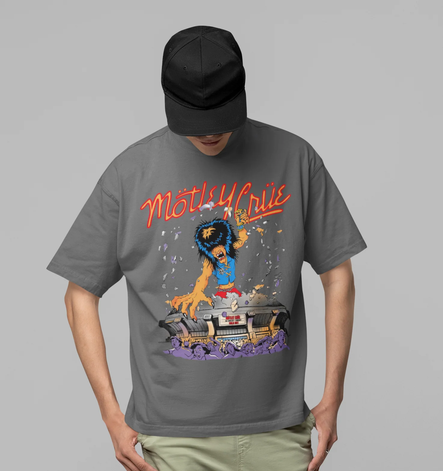 Motley Crue Allister Dome Jumbo Print T-shirt [Apparel] - Image 2