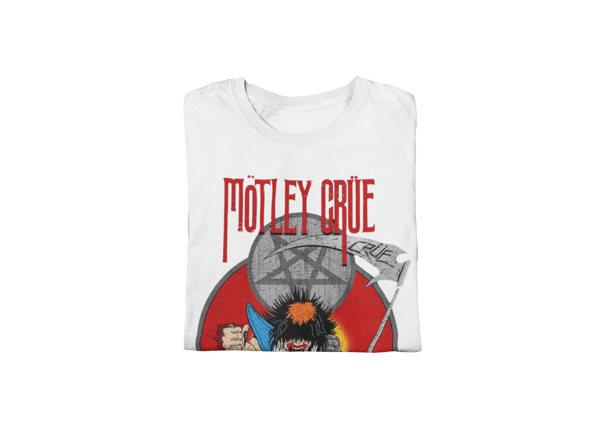 Motley Crue Allister Reaper Jumbo Print T-shirt [Apparel] - Image 3
