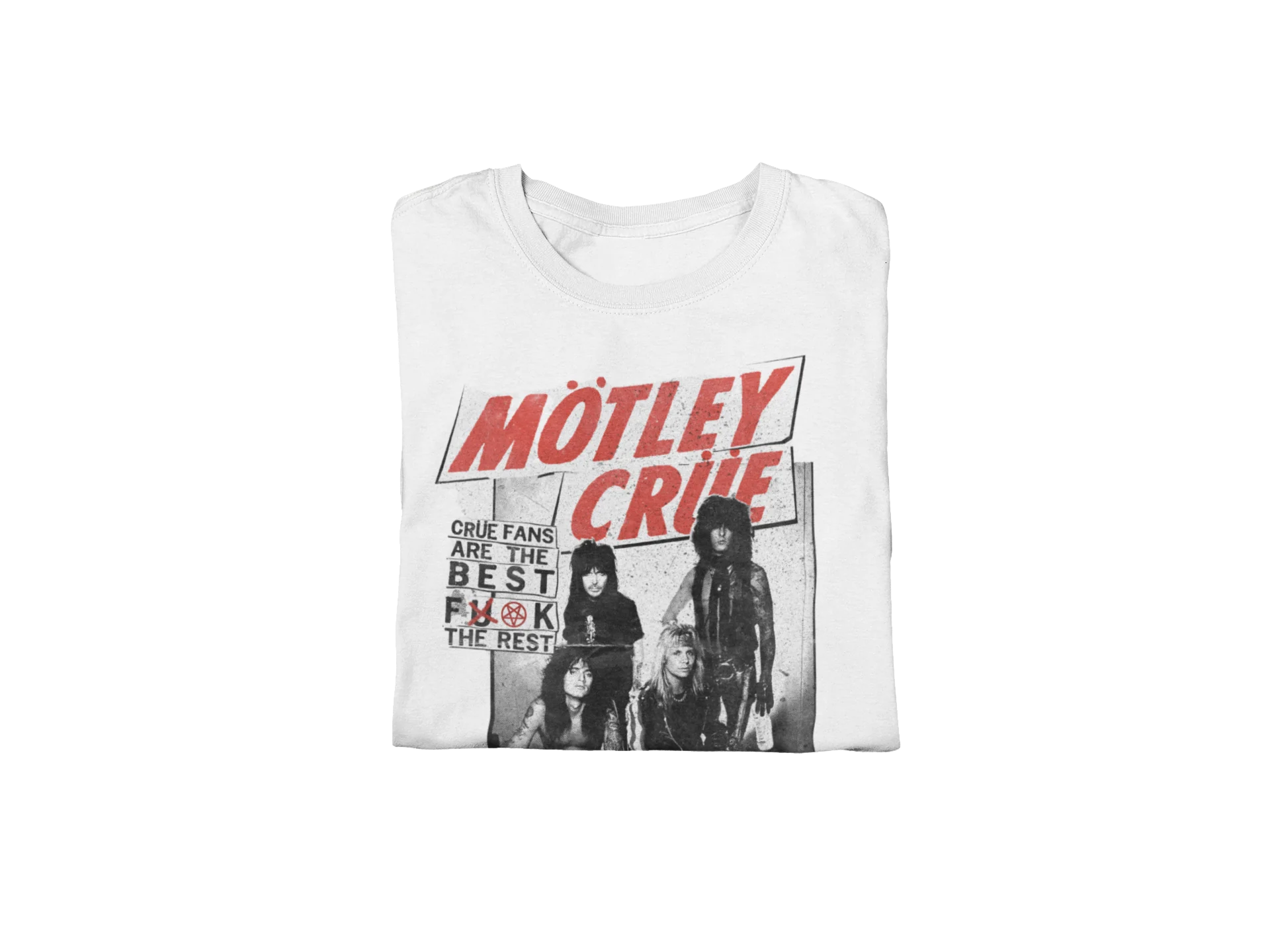 Motley Crue Crue Fans Jumbo Print T-shirt [Apparel] - Image 3