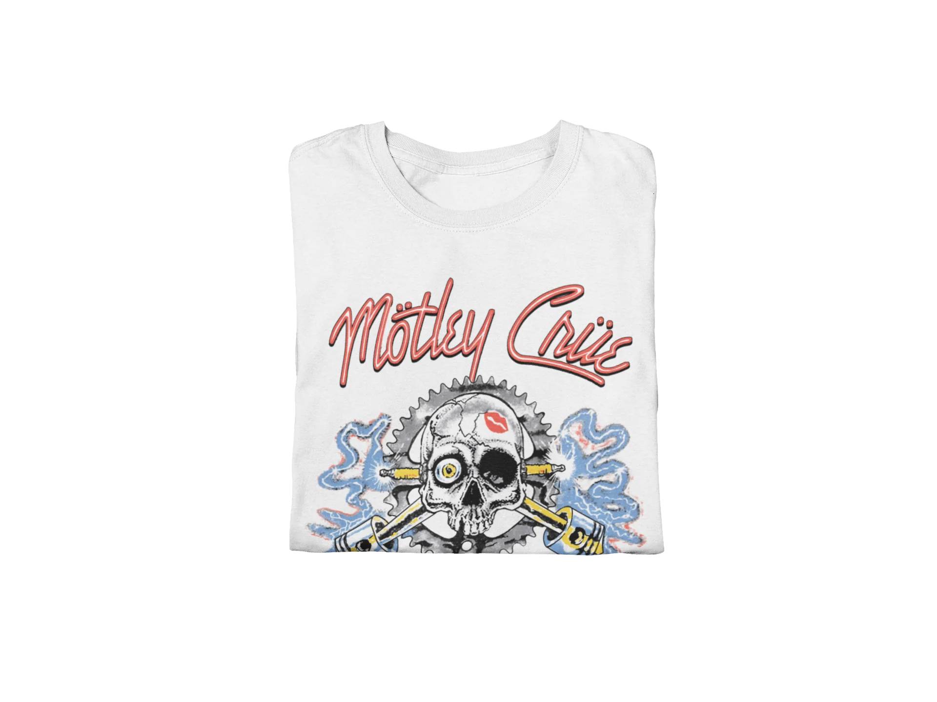 Motley Crue Girl's Skull Jumbo Print T-shirt [Apparel] - Image 3