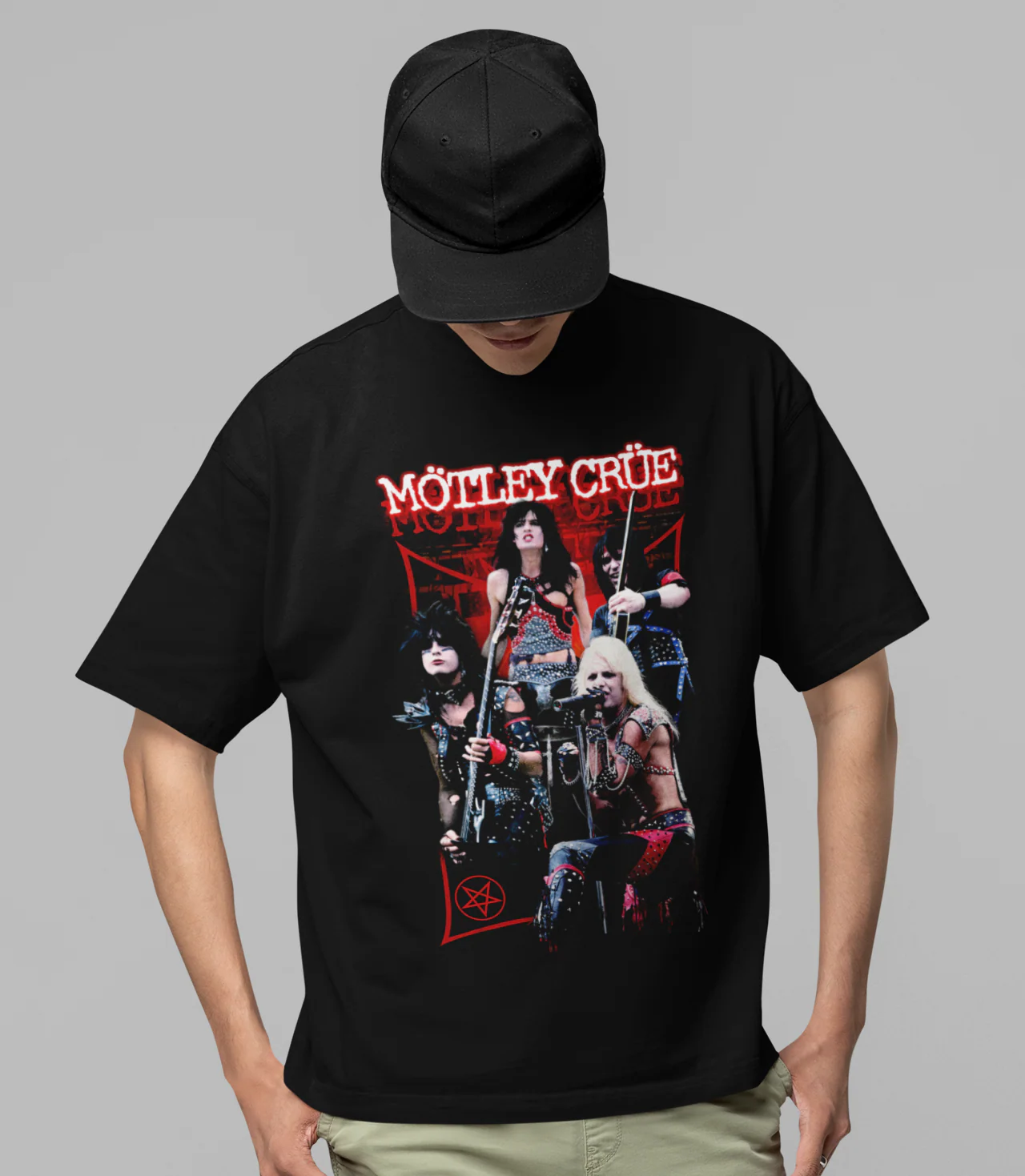 Motley Crue Live Jumbo Print T-shirt [Apparel] - Image 2