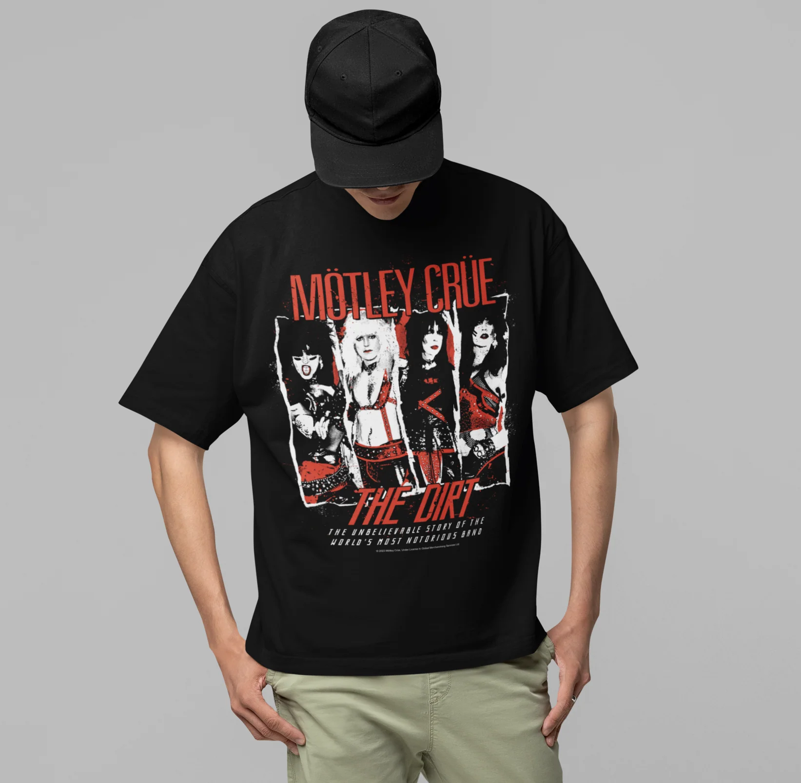 Motley Crue the Dirt Jumbo Print T-shirt [Apparel] - Image 2