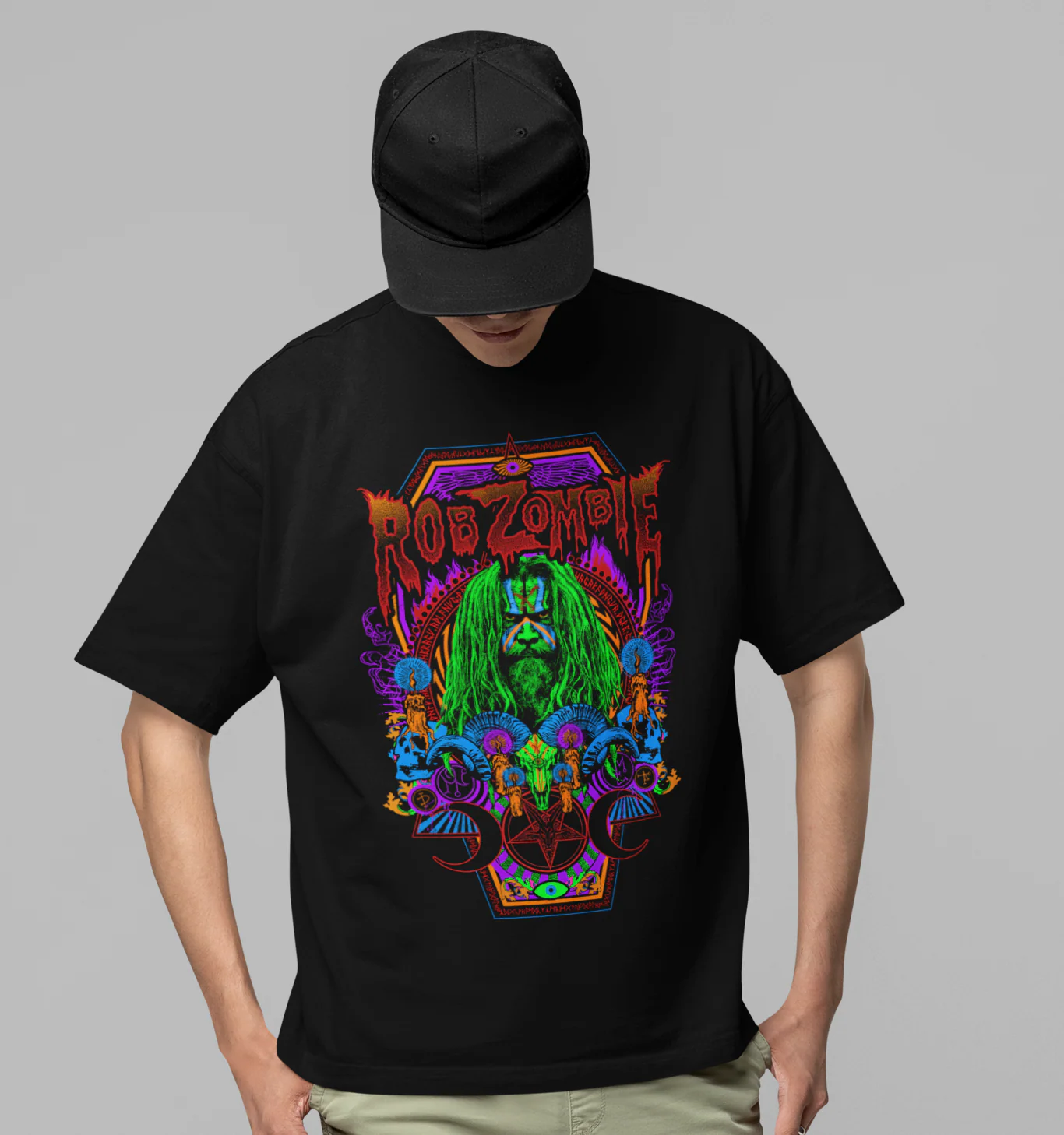 Rob Zombie - Pyschedelic Jumbo Print T-Shirt [Apparel] - Image 2