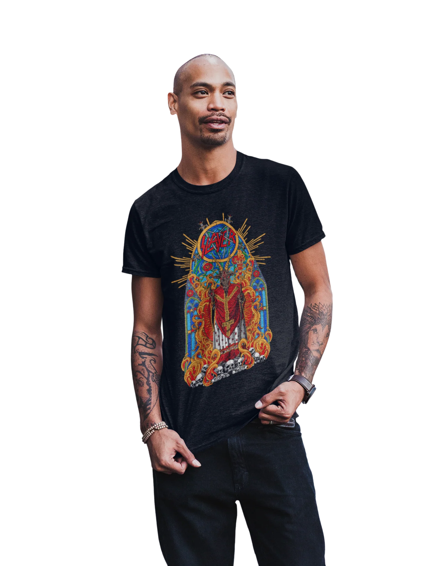 Slayer - Chapel Jumbo Print T-Shirt [Apparel] - Image 2