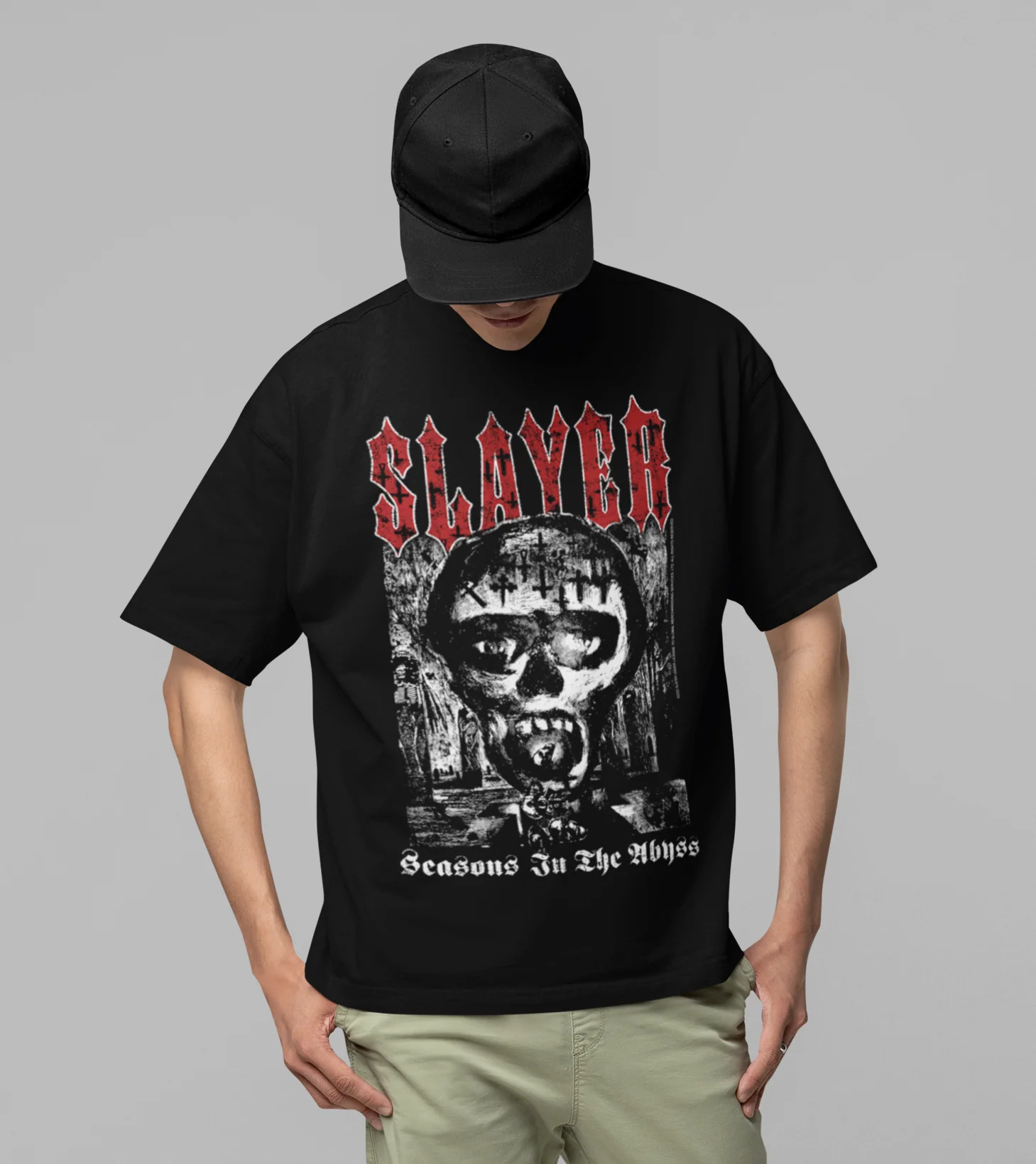 Slayer Seasons in the Abyss Jumbo Print T-shirt [Apparel] - Image 2