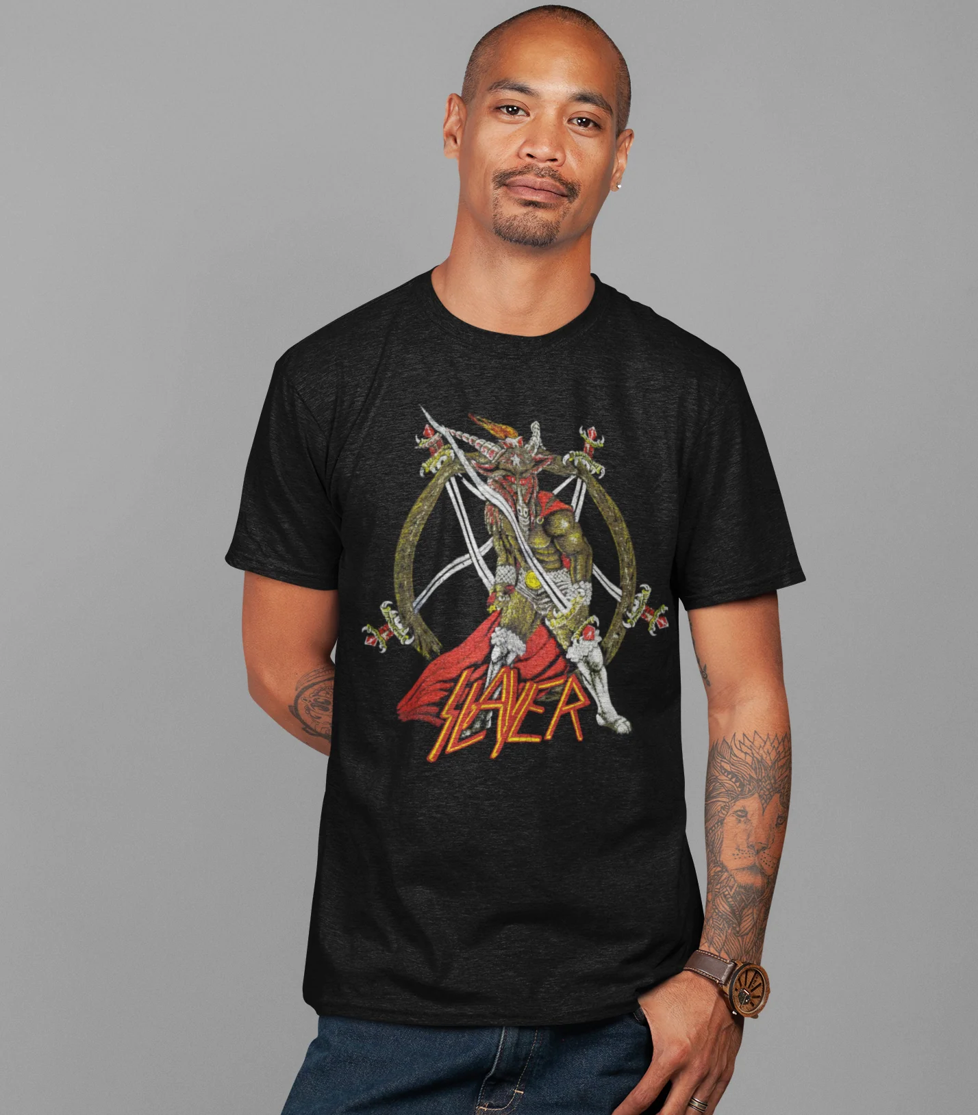 Slayer - Show No Mercy Jumbo Print T-Shirt [Apparel] - Image 2