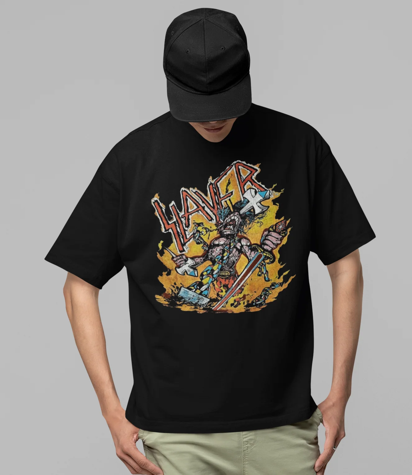 Slayer - Slain By The Sword Jumbo Print T-Shirt [Apparel] - Image 2