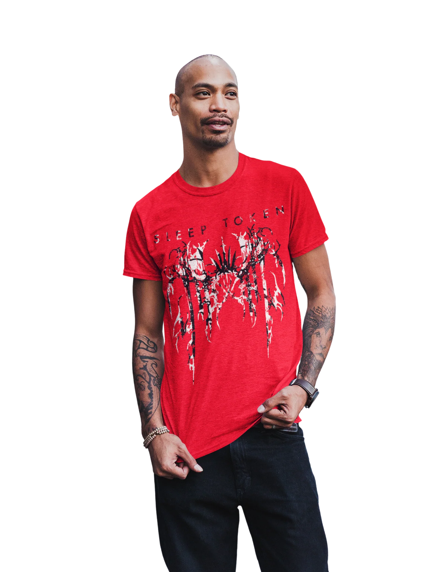 Sleep Token Drip Jumbo Print T-Shirt [Apparel] - Image 2