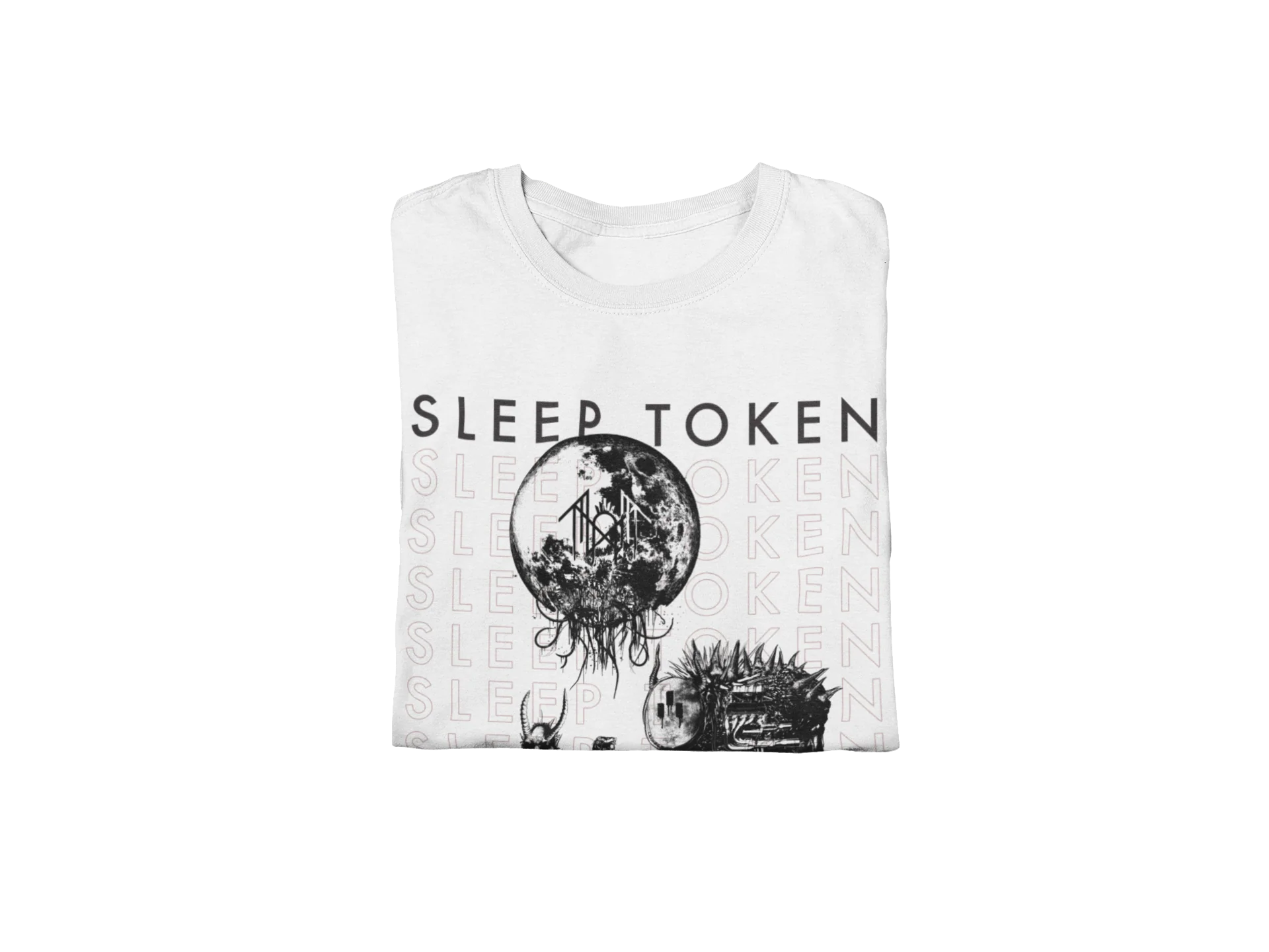 Sleep Token Take Me Back Jumbo Print T-Shirt [Apparel] - Image 3