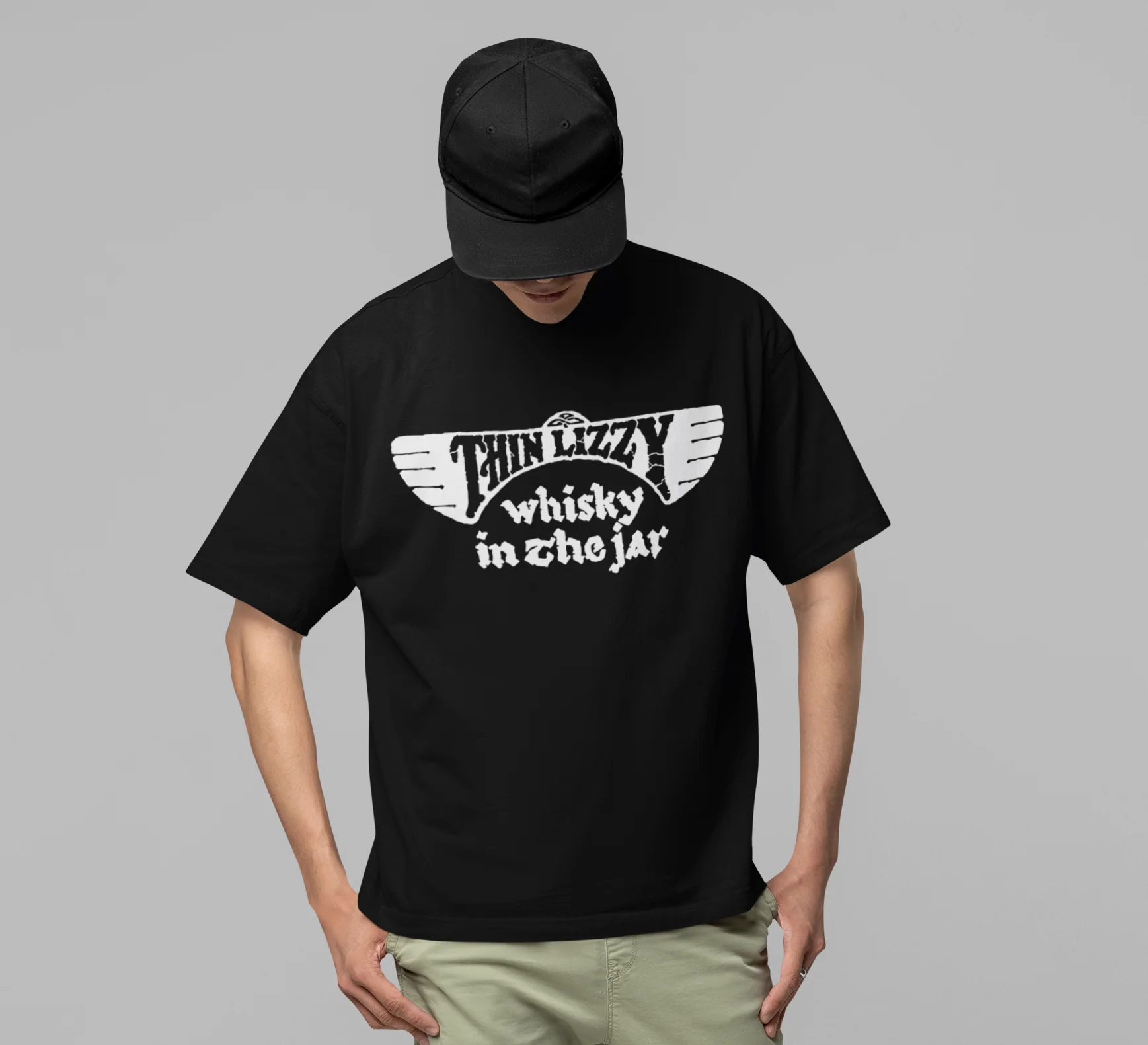 Thin Lizzy - Whiskey Jumbo Print T-Shirt [Apparel] - Image 3