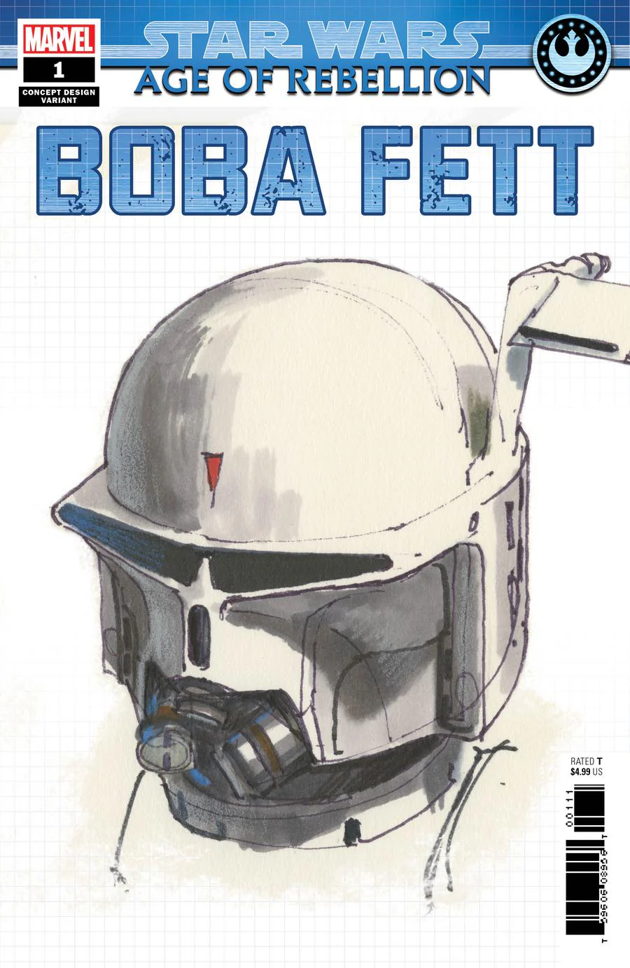 STAR WARS AGE OF REBELLION BOBA FETT #1 CONCEPT VAR 5/8/2019