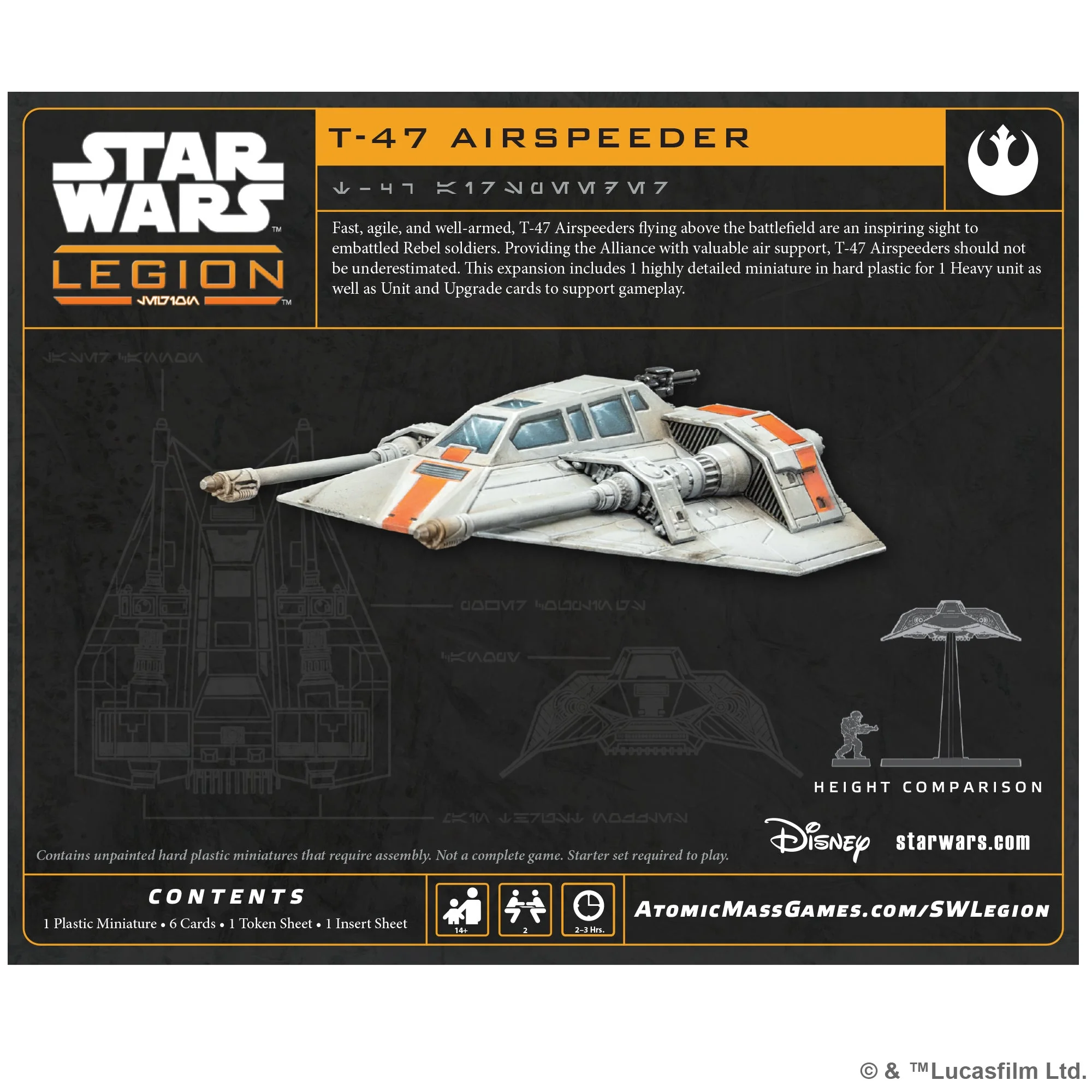 Star Wars: Legion - T-47 Airspeeder - Image 3