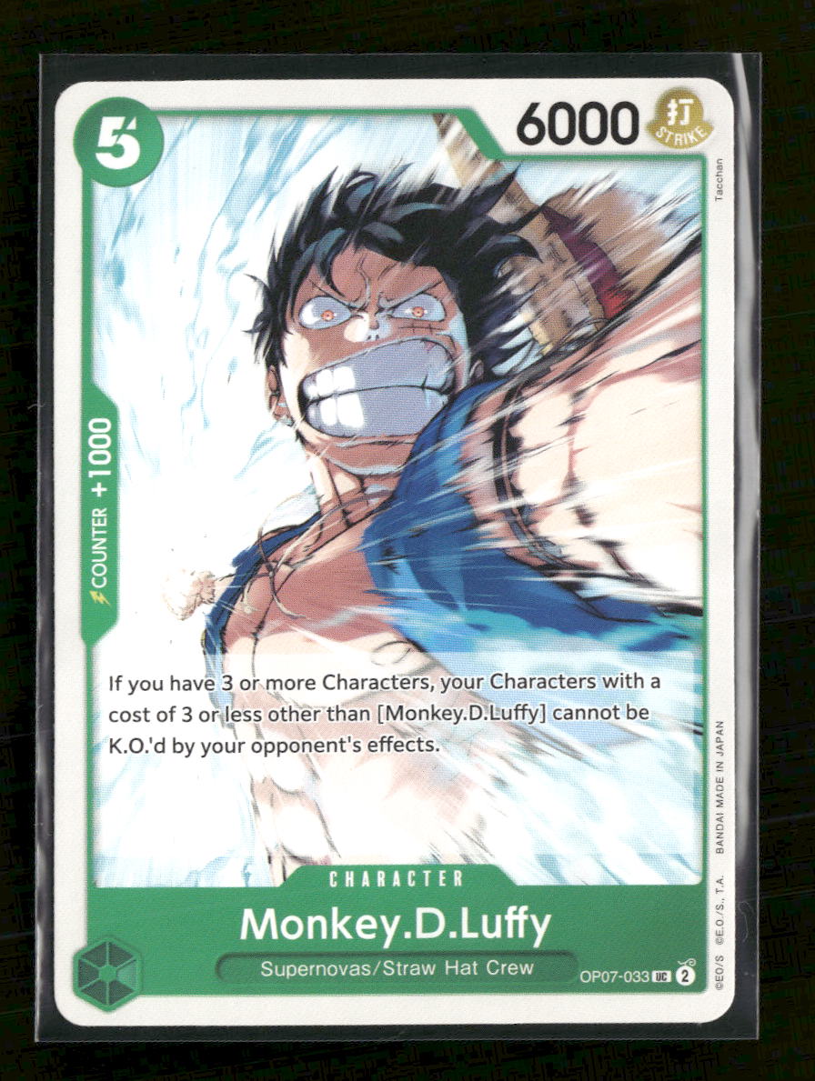Starter Deck 24: GREEN Jewelry Bonney Monkey.D.Luffy (Reprint) #OP07-033