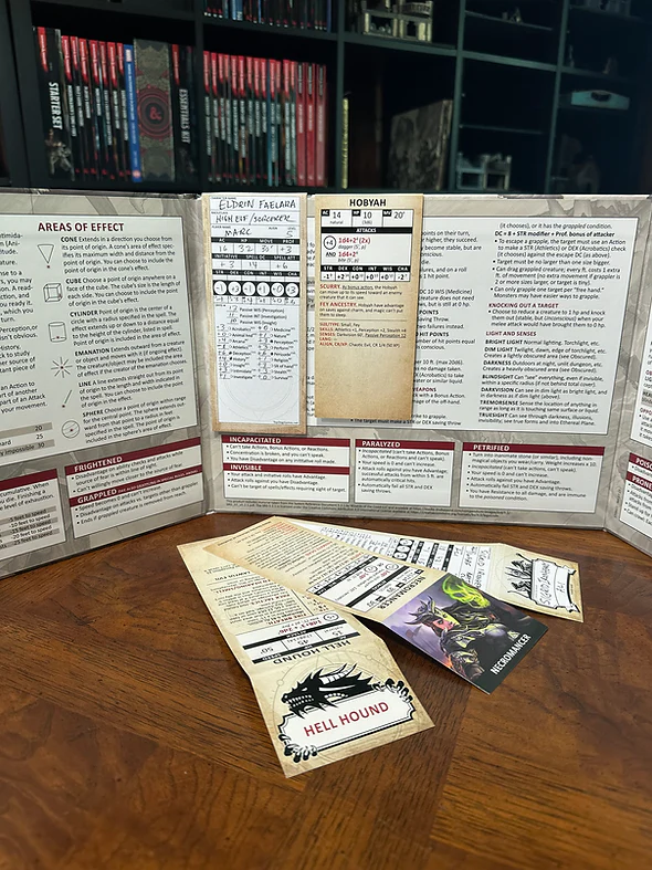 Stat Trackers: Game Master's Screen - 5th Edition - 2024 Version - Image 6