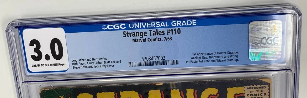 Strange Tales 110 Marvel 1963 CGC 3.0 1st Doctor Strange Human Torch - Image 3