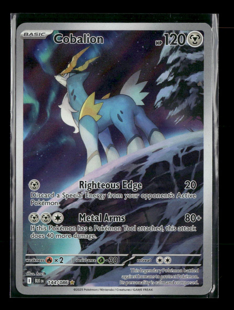 SV: Black Bolt Cobalion Holo #144/086
