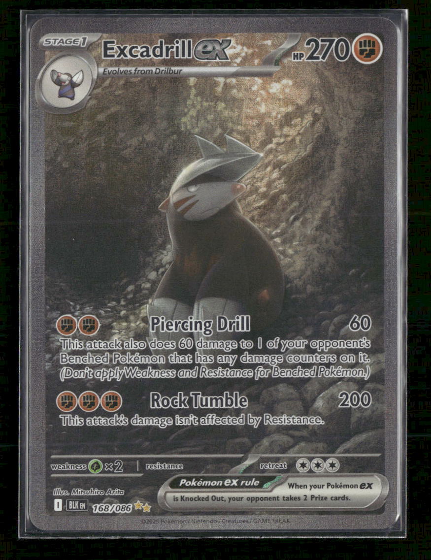 SV: Black Bolt Excadrill ex #168/086
