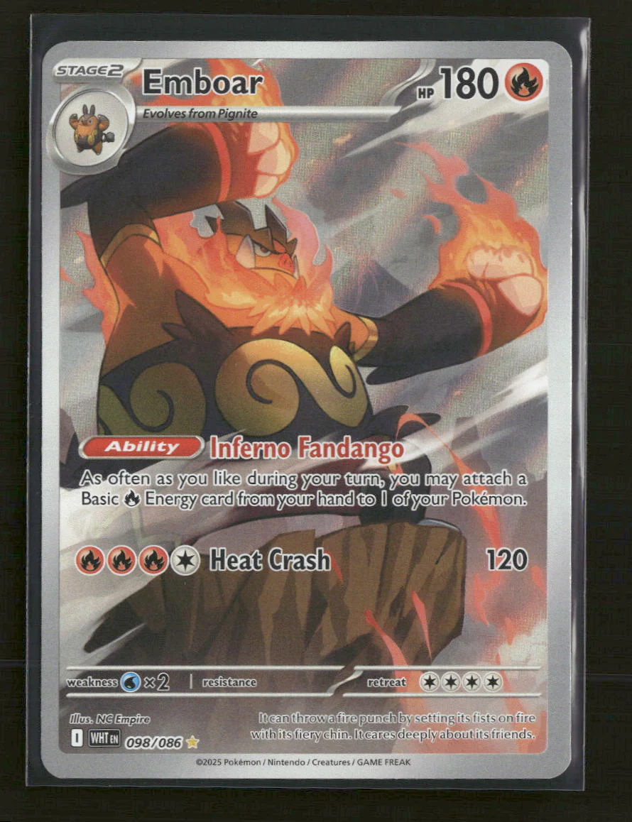 SV: White Flare Emboar #098/086