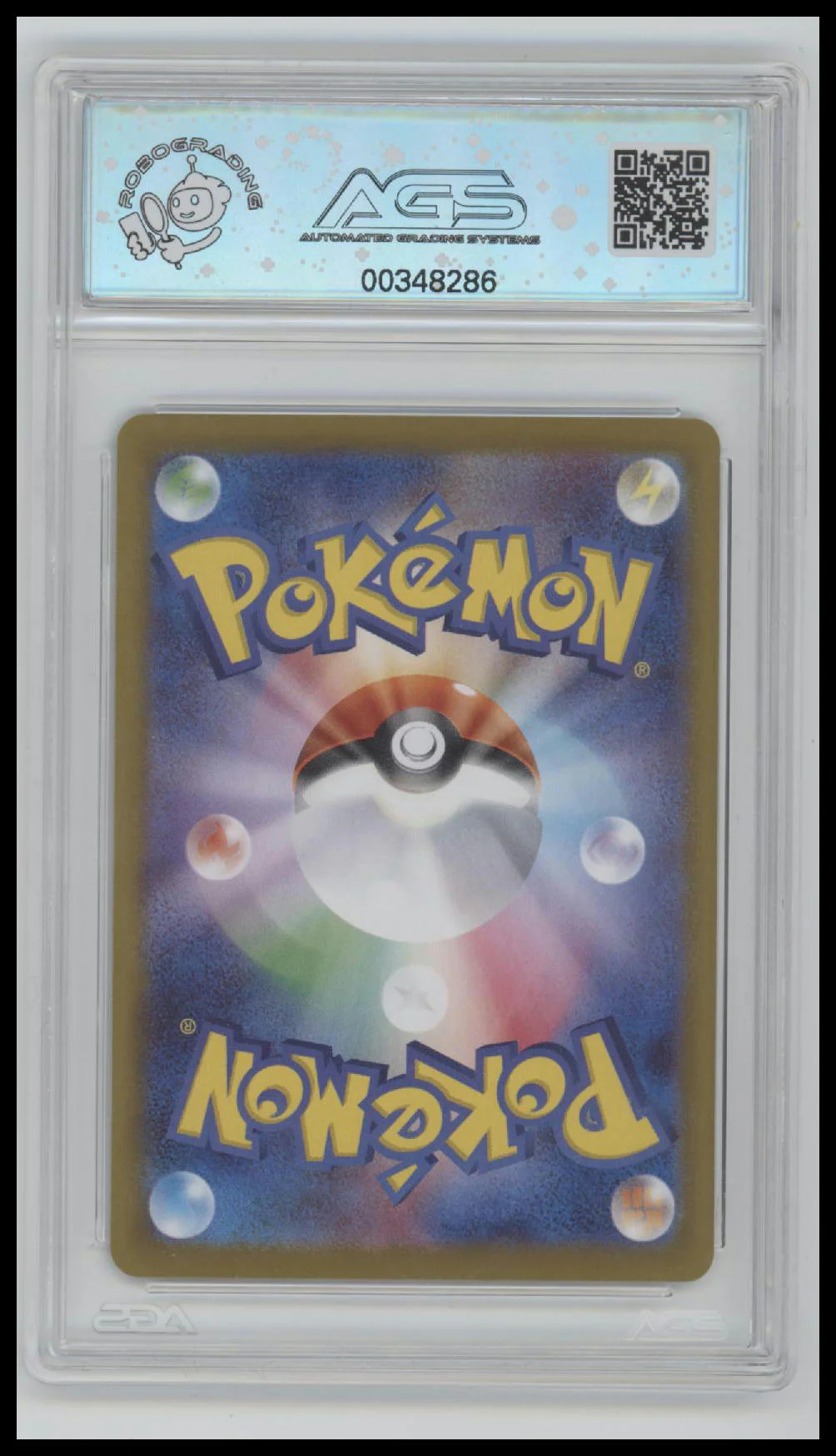 SV10: The Glory of Team Rocket Team Rocket's Moltres ex #124/098 AGS 10 - Image 2