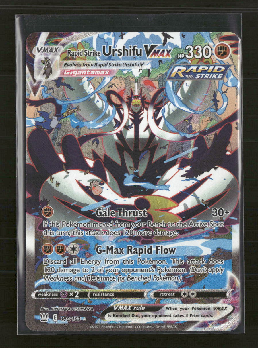 SWSH05: Battle Styles Rapid Strike Urshifu VMAX (Alternate Art Secret) #170/163
