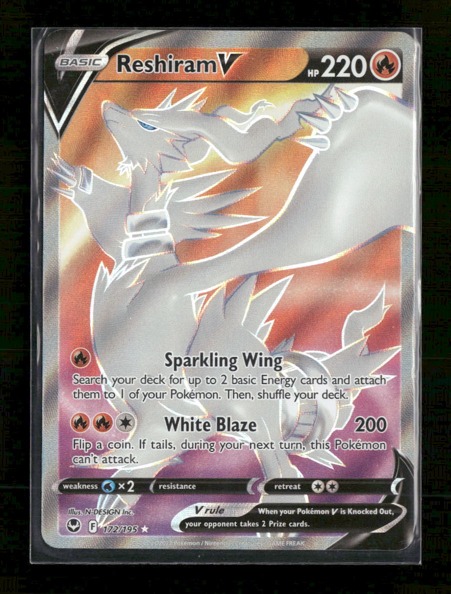 SWSH12: Silver Tempest Reshiram V (Full Art) #172/195