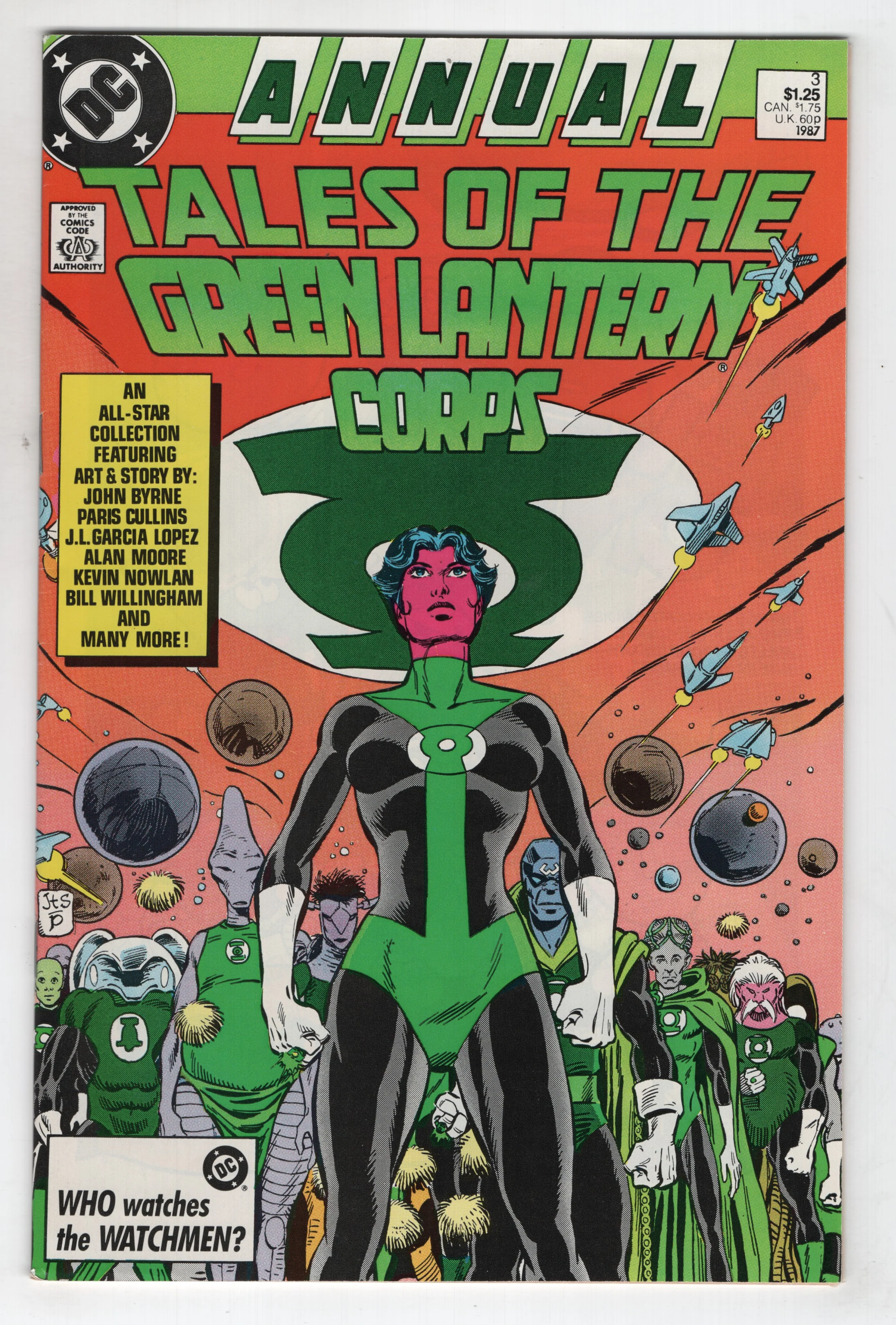 Tales Of The Green Lantern Corps Annual 3 DC 1987 NM Alan Moore