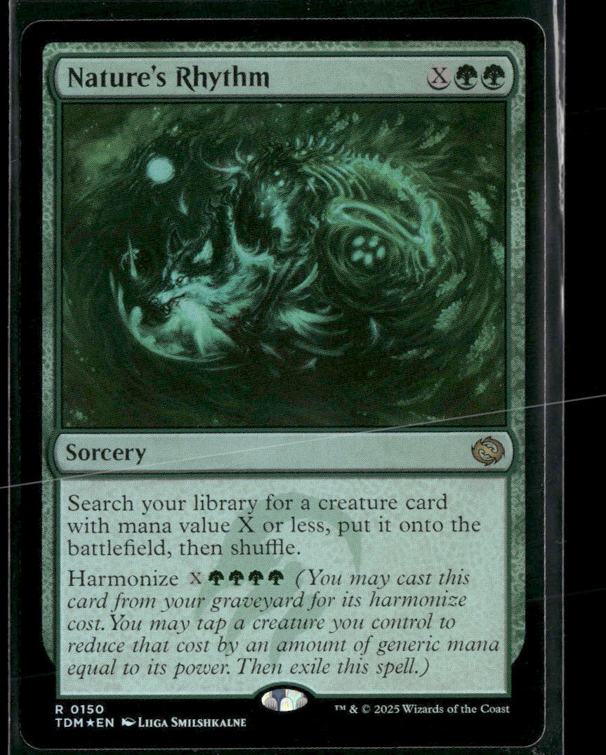 Tarkir: Dragonstorm Nature's Rhythm Foil #150