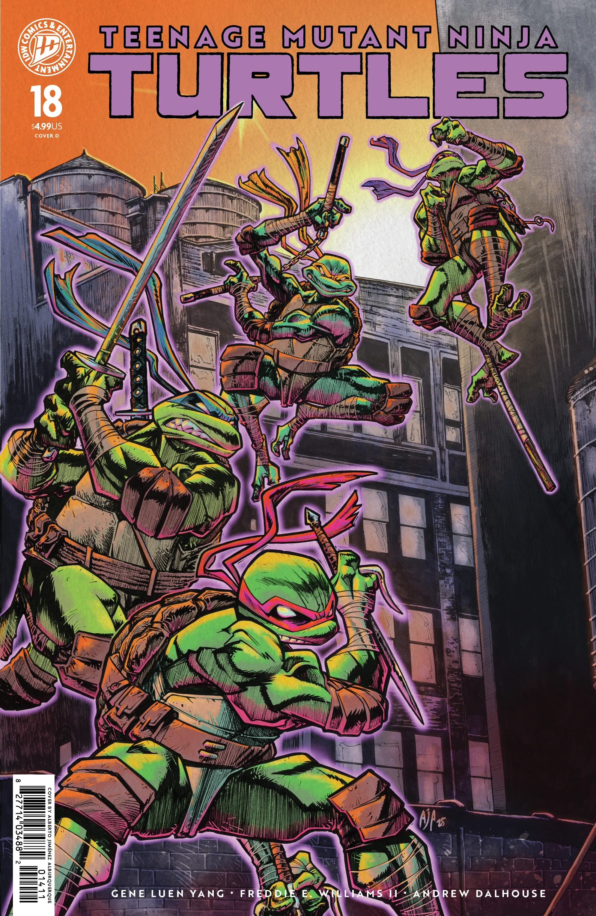 Teenage Mutant Ninja Turtles #18 A1 Cover Set Of 7 1:10 1:25 1:50 (05/13/2026) Idw - Image 4