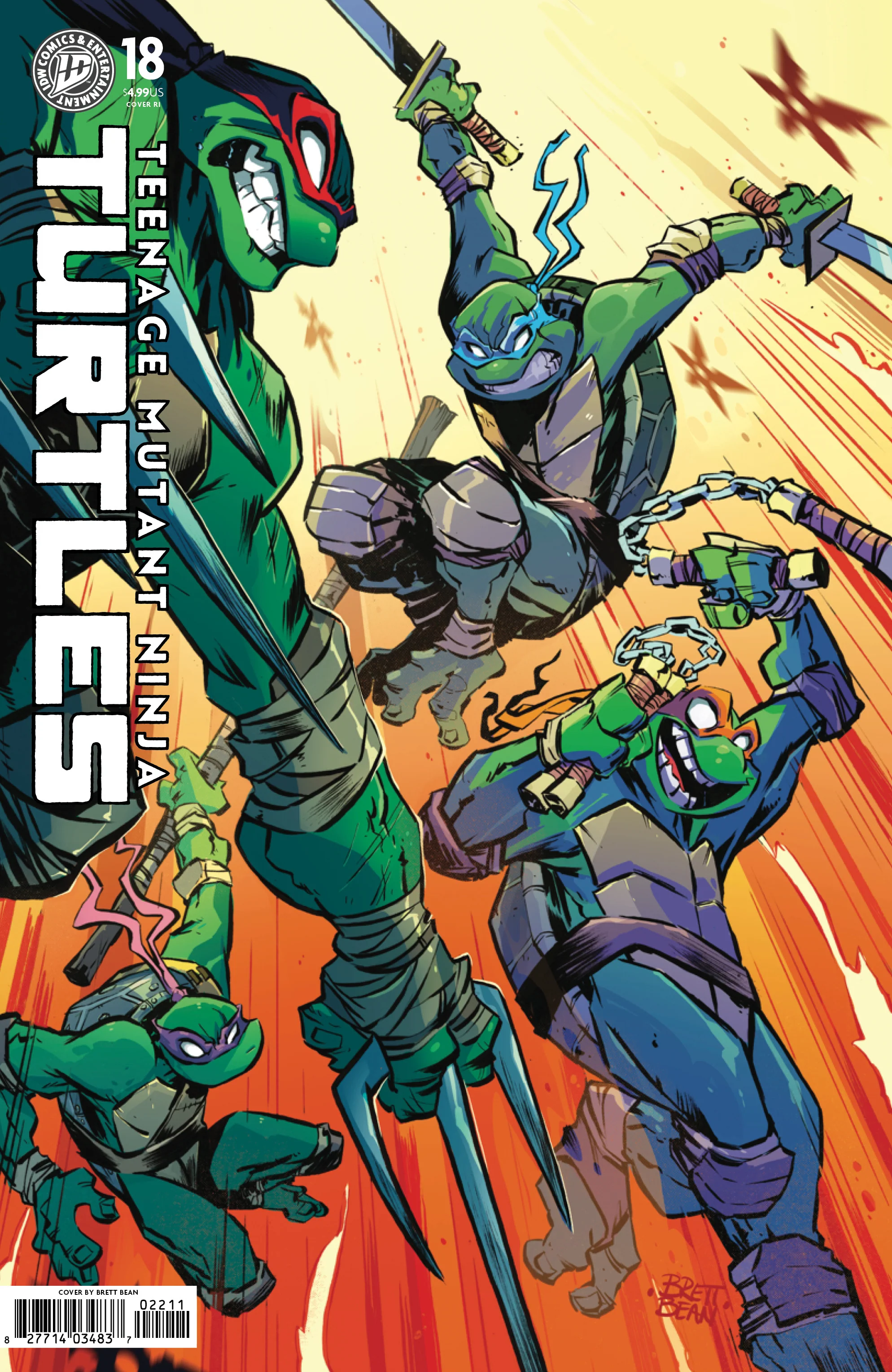 Teenage Mutant Ninja Turtles #18 A1 Cover Set Of 7 1:10 1:25 1:50 (05/13/2026) Idw - Image 6