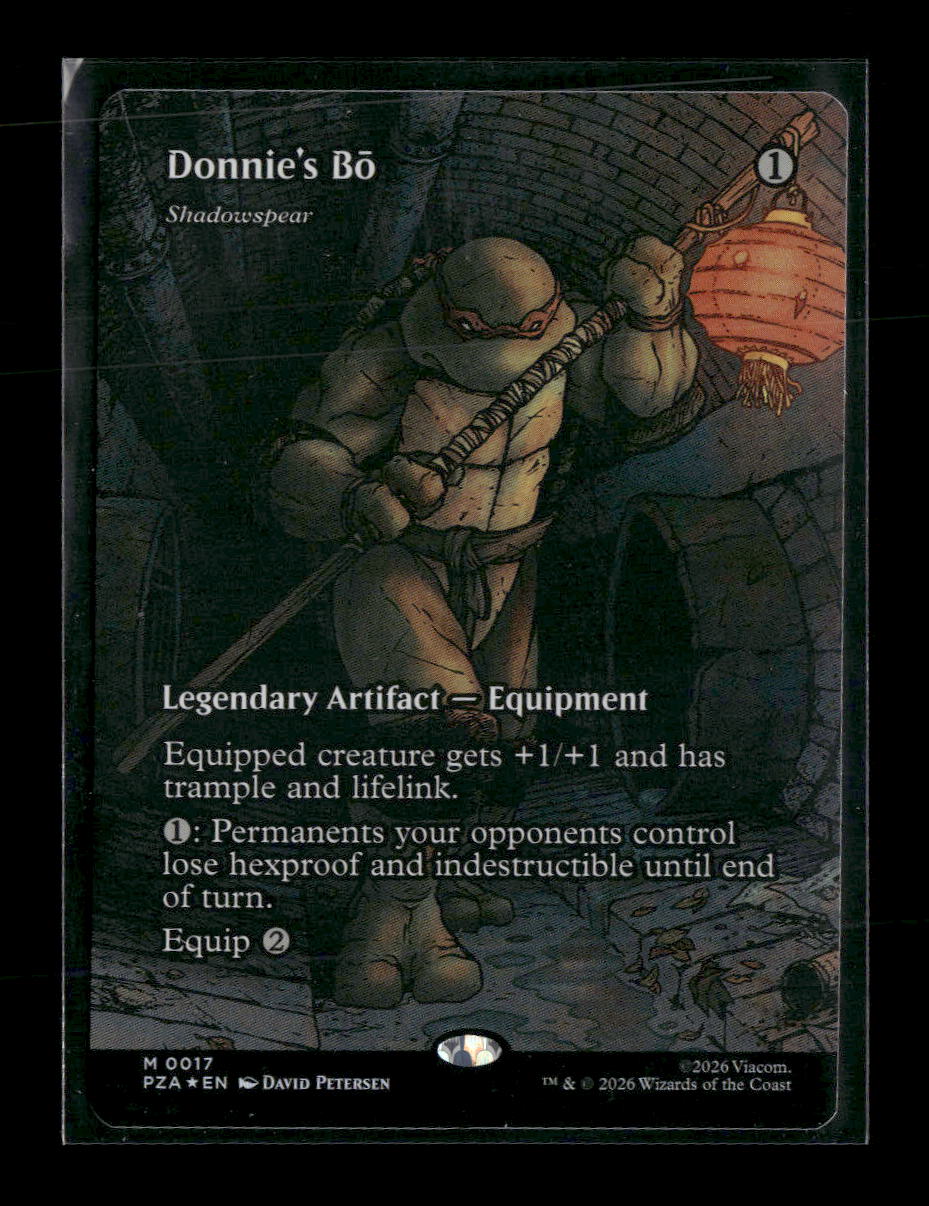 Teenage Mutant Ninja Turtles Eternal-Legal Donnie's Bo Foil #17