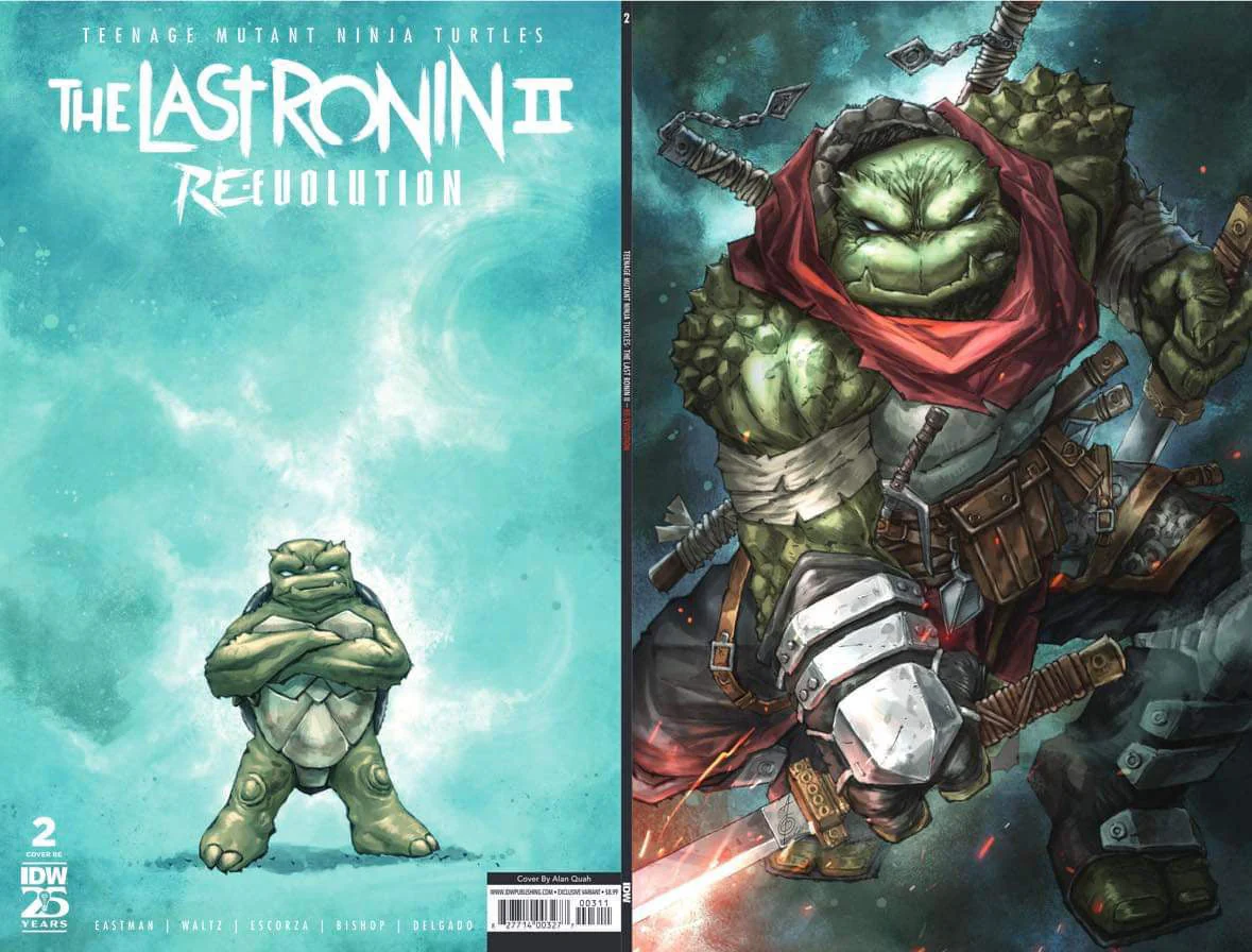 Teenage Mutant Ninja Turtles: The Last Ronin II--Re-Evolution #2 BY ALAN QUAH ltd 500 Black Saber Comics - Image 2