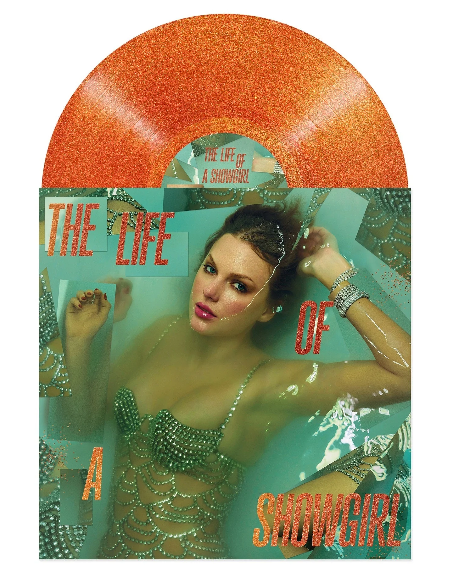 The Life Of A Showgirl [Sweat And Vanilla Perfume Portofino Orange Glitter Vinyl] [Vinyl] - Image 2