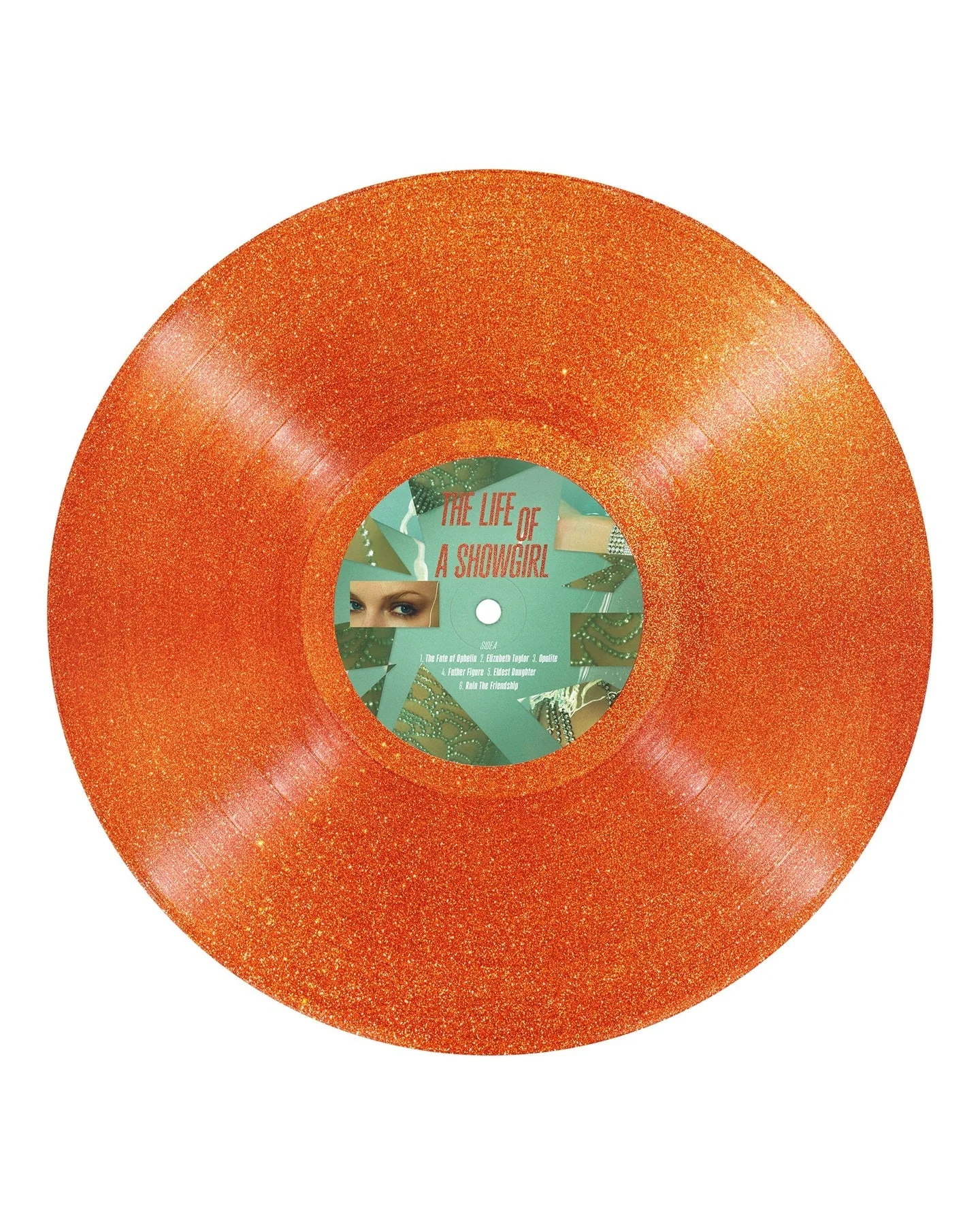 The Life Of A Showgirl [Sweat And Vanilla Perfume Portofino Orange Glitter Vinyl] [Vinyl] - Image 4
