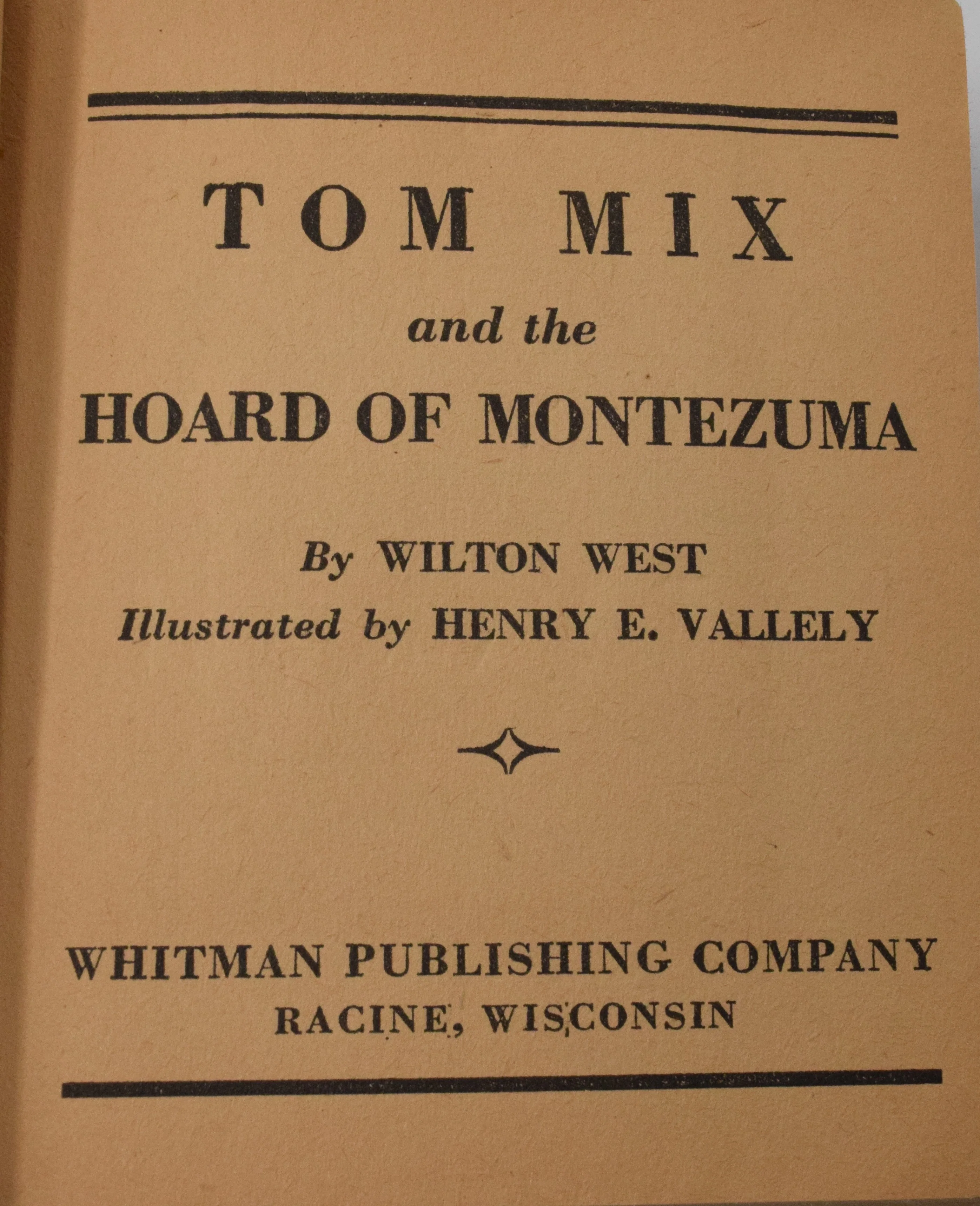 Tom Mix And The Hoard Of Montezuma 1462 Big Little Book Whitman 1937 GD - Image 5
