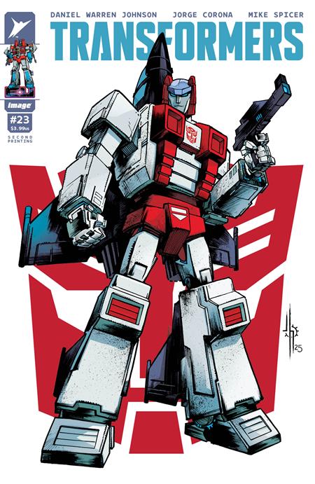 Transformers #23 2nd Print B Jason Howard Autobot Variant (03/18/2026) Image