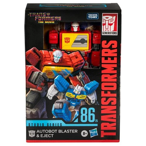 Transformers Studio Series 86 Voyager Class Transformers: The Movie Autobot Blaster & Eject Action Figure - Image 5