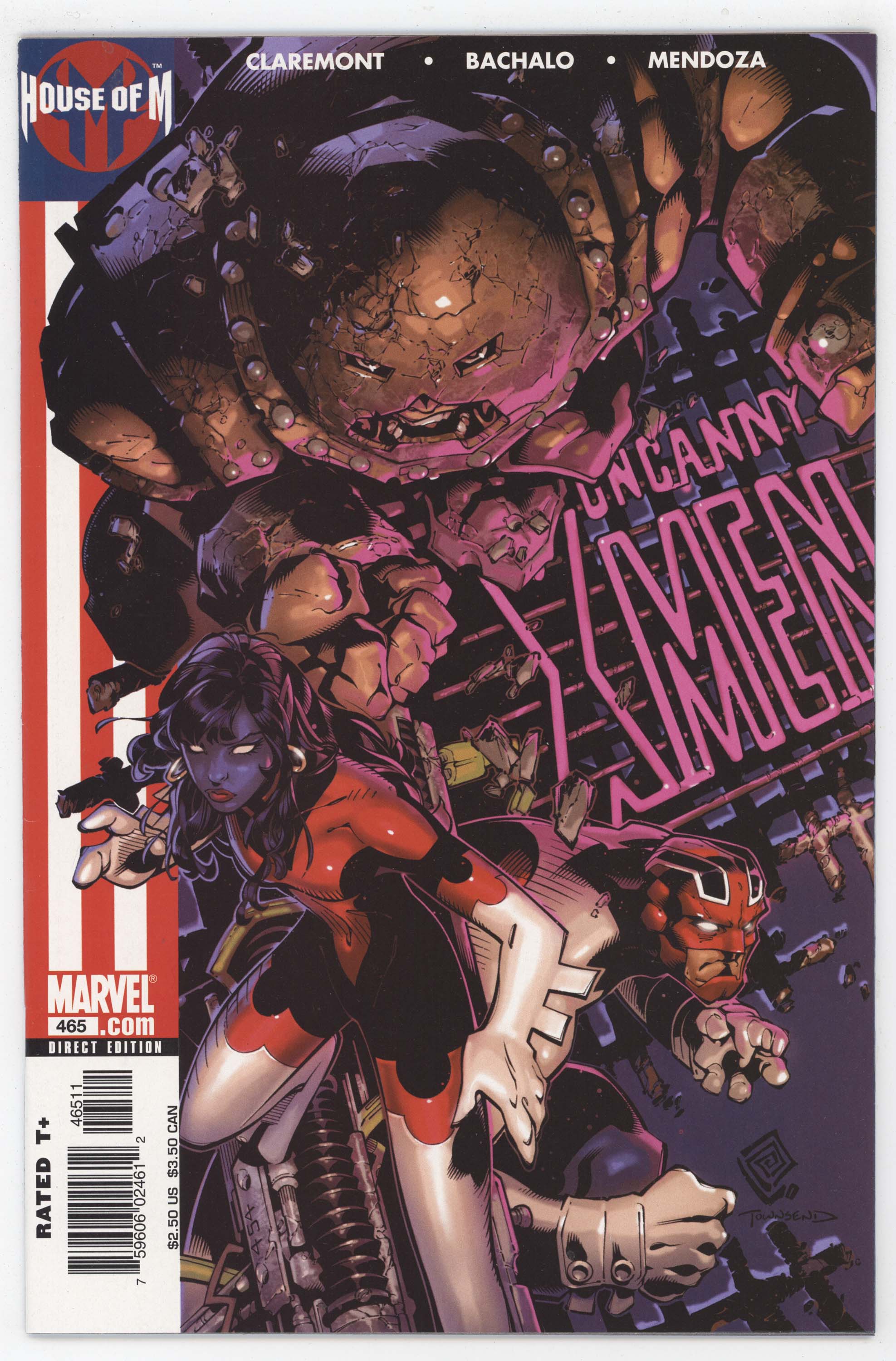 Uncanny X-Men 465 Marvel 2005 NM- 9.2 Chris Bachalo House of M Juggernaut Captain Britain
