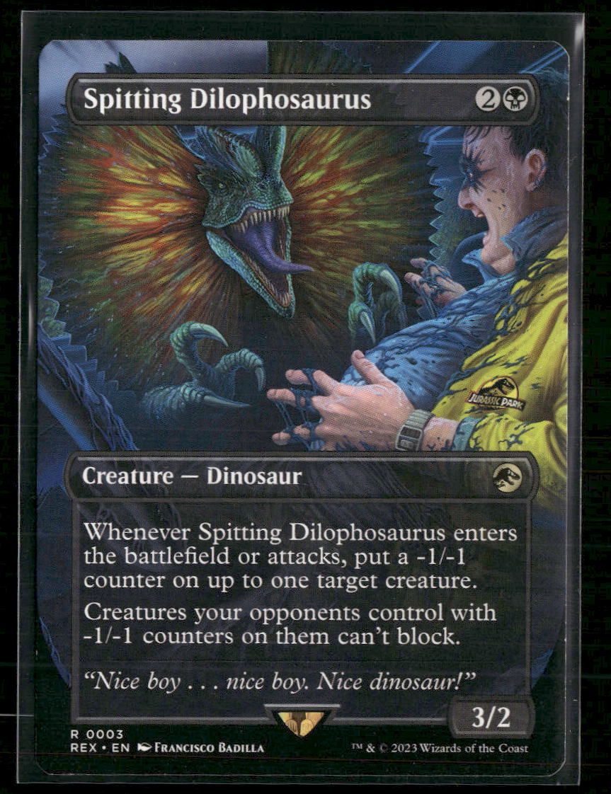 Universes Beyond: Jurassic World Spitting Dilophosaurus (Borderless) #3
