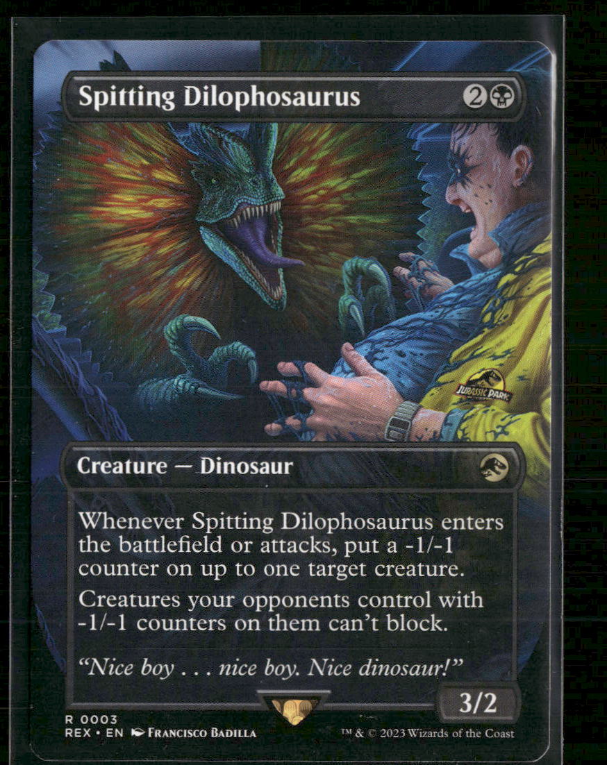 Universes Beyond: Jurassic World Spitting Dilophosaurus (Borderless) #3
