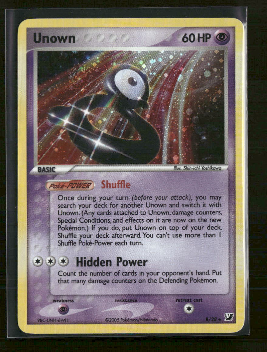 Unseen Forces Unown (B) #B/28