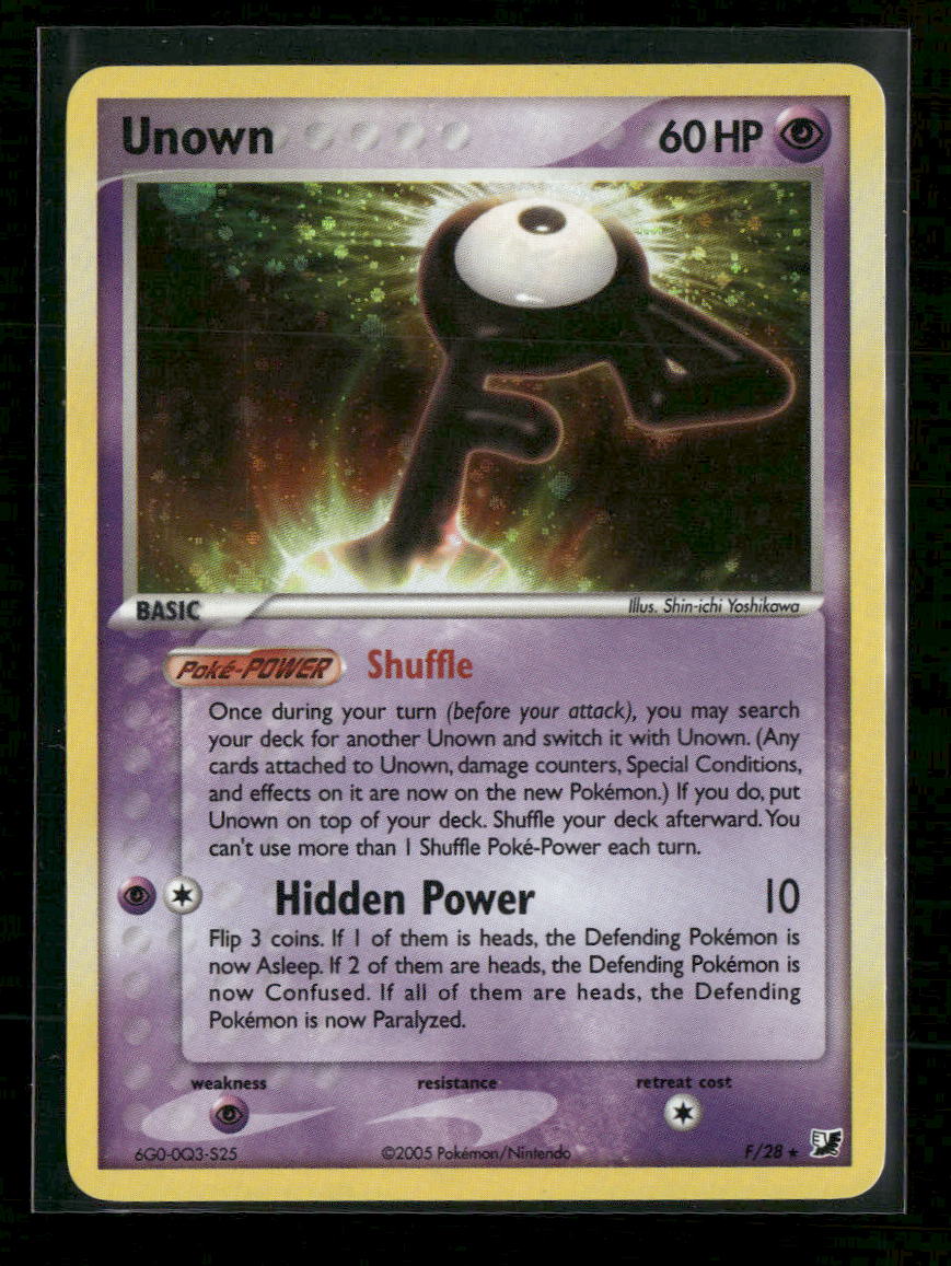 Unseen Forces Unown (F) #F/28