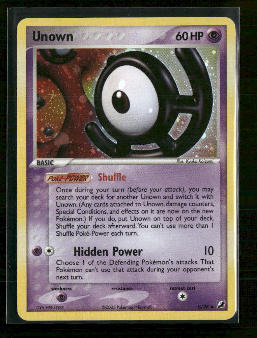 Unseen Forces Unown (U) #U/28