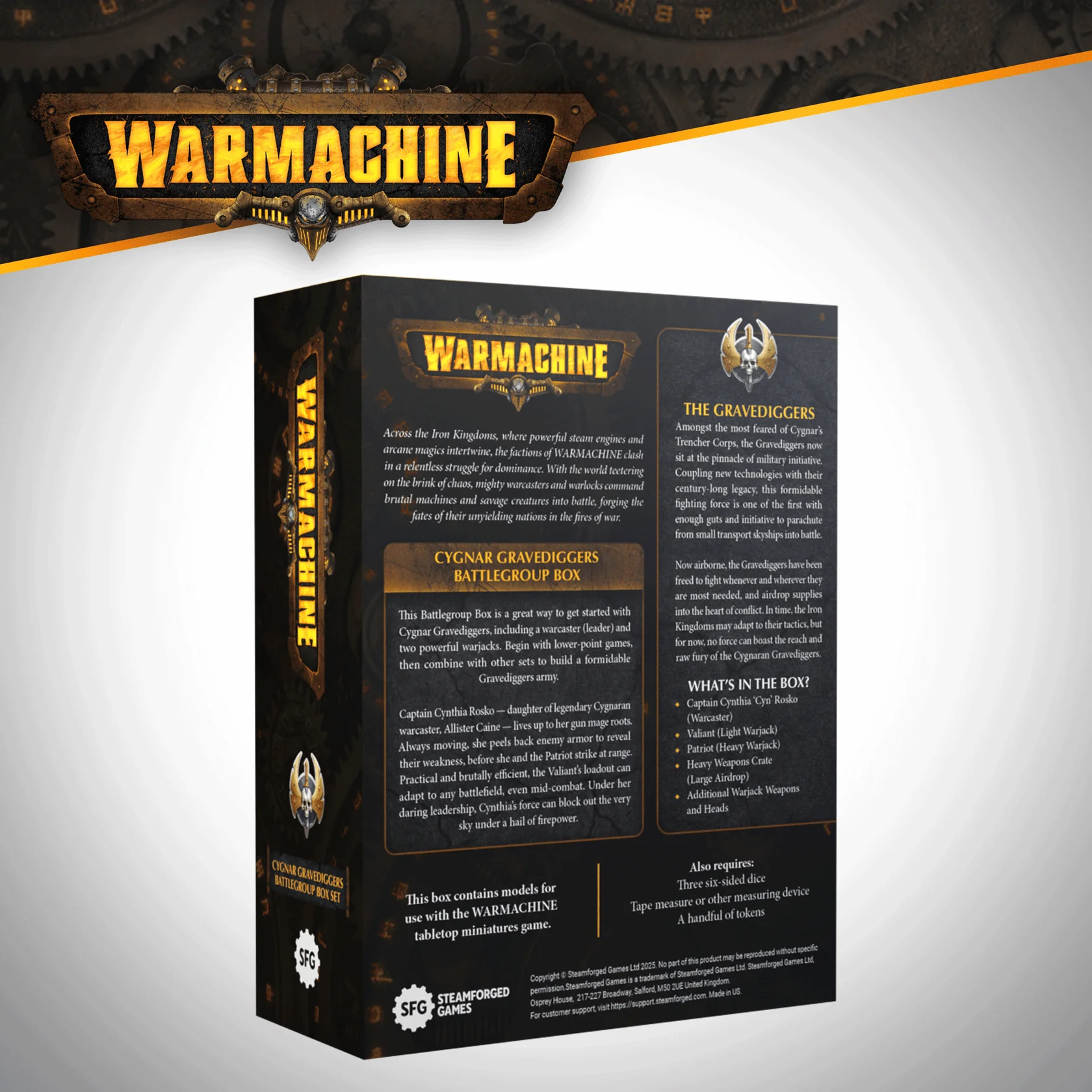 Warmachine: Cygnar - Gravediggers - Battlegroup Box - Image 2