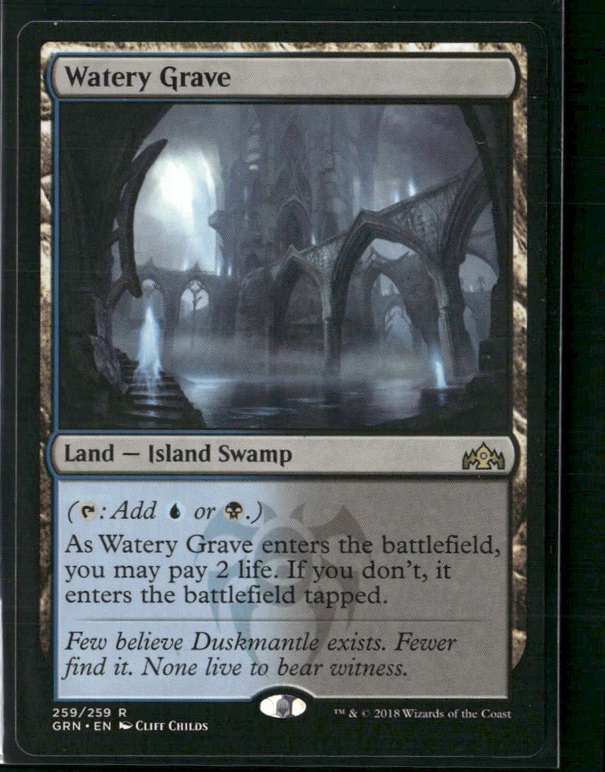 Watery Grave #GRN-259/259 Rare - Guilds of Ravnica TCG